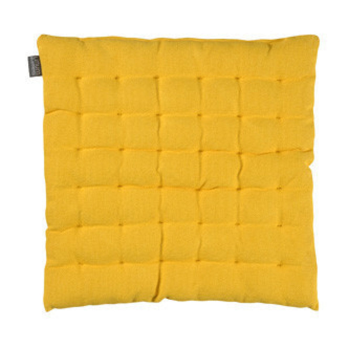 Sitzkissen aus Baumwolle gesteppt – 40x40 cm - Gelb / 40x40 cm - Sitzkissen