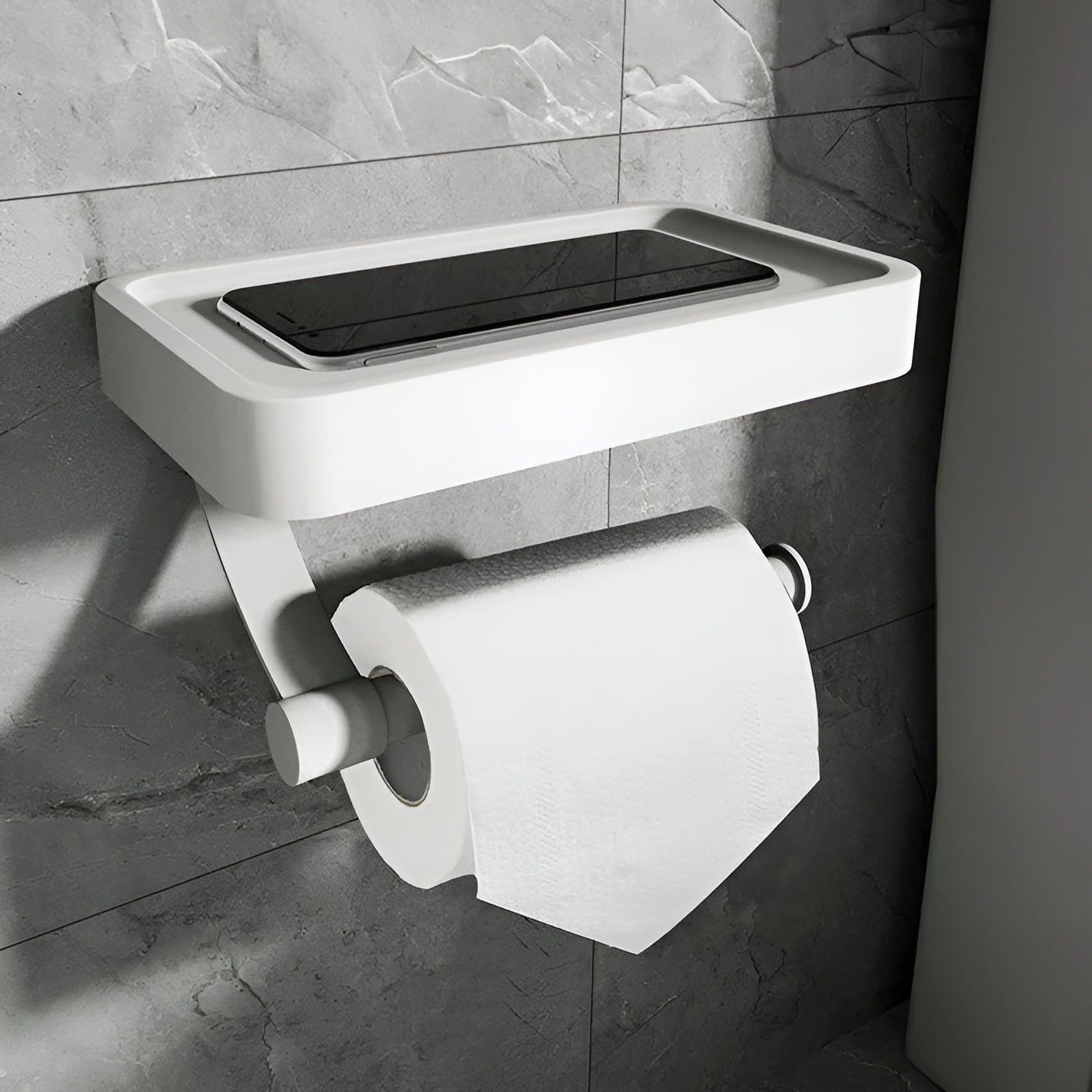 Toilettenpapierhalter – Selbstklebend & Ohne Bohren | Modernes Badaccessoire