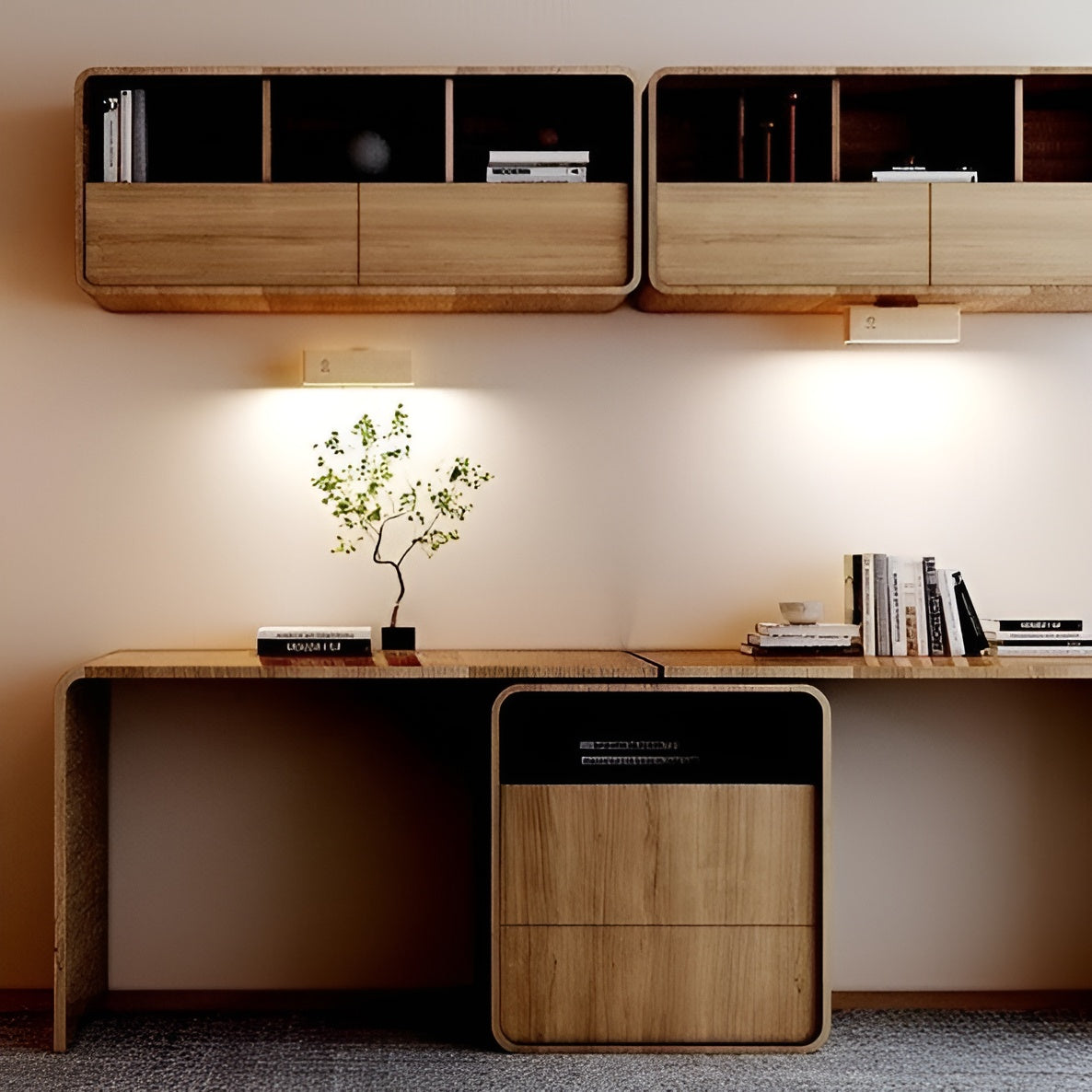 Kleine Verstellbare Wandleuchte – Holz & Magnet | Flexibel und Stilvoll