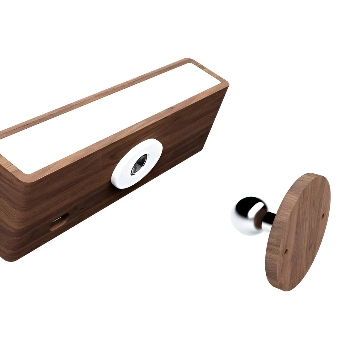 Kleine Verstellbare Wandleuchte – Holz & Magnet | Flexibel und Stilvoll