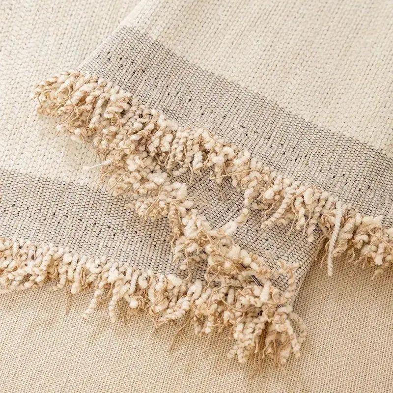 Sofaüberwurf aus Chenille & Baumwolle – Wendbar Weich & Luxuriös - Decke