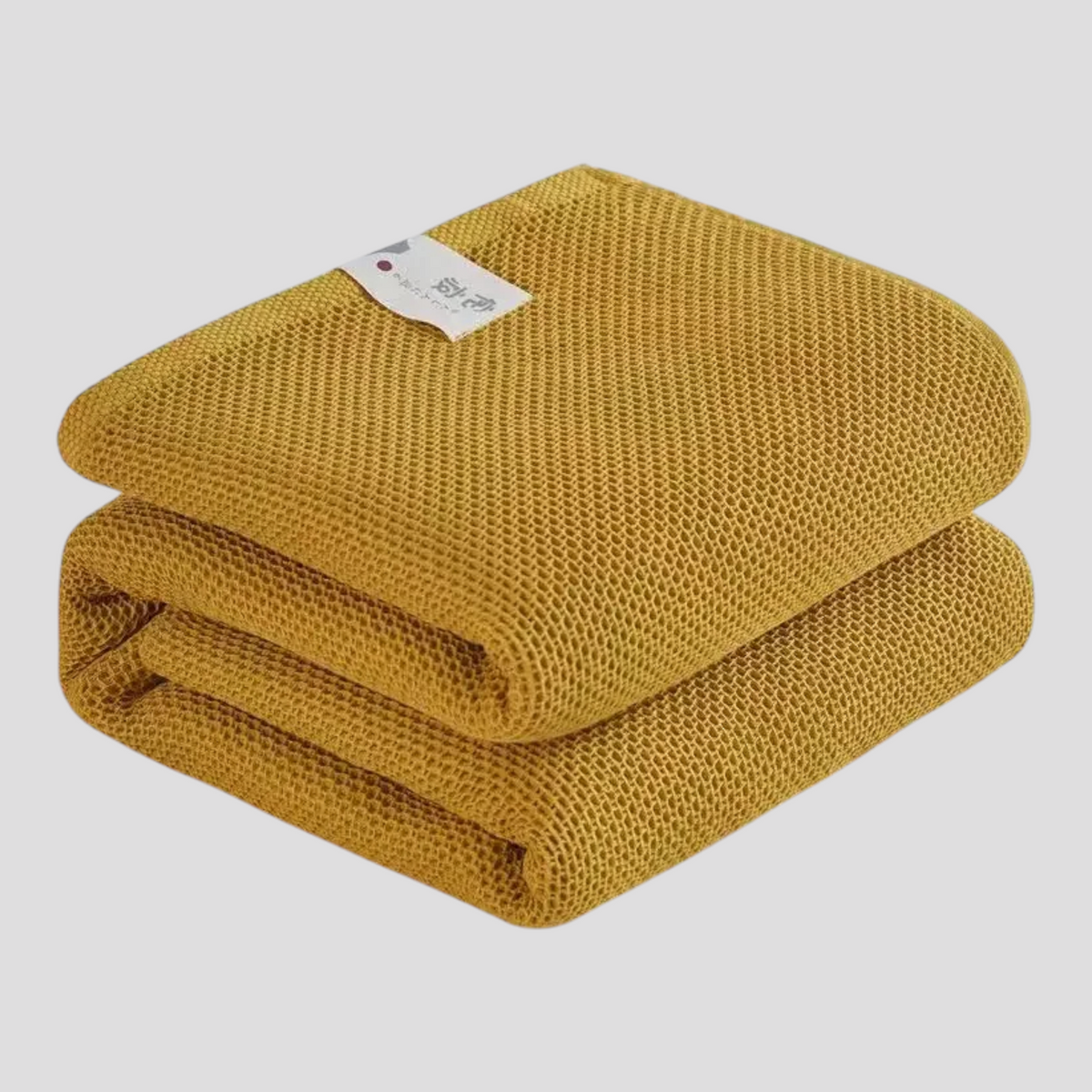 Sommerbettdecke aus weicher Baumwolle – leicht und atmungsaktiv - Gelb / 100x150cm - Bettdecken