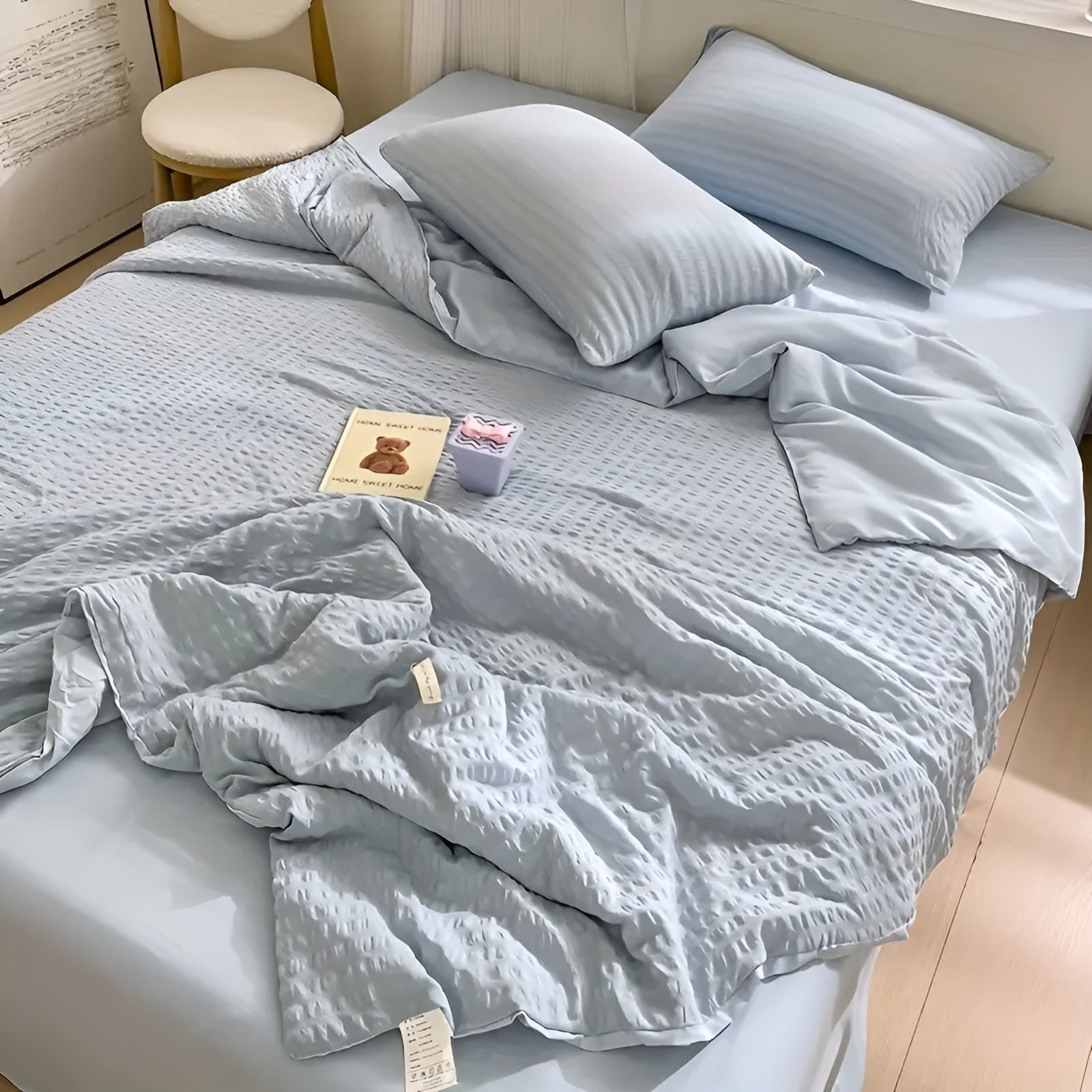 Sommerdecke aus Mesh – Leicht und Atmungsaktiv | Weich & Ideal fürs Schlafzimmer - Sommerdecke