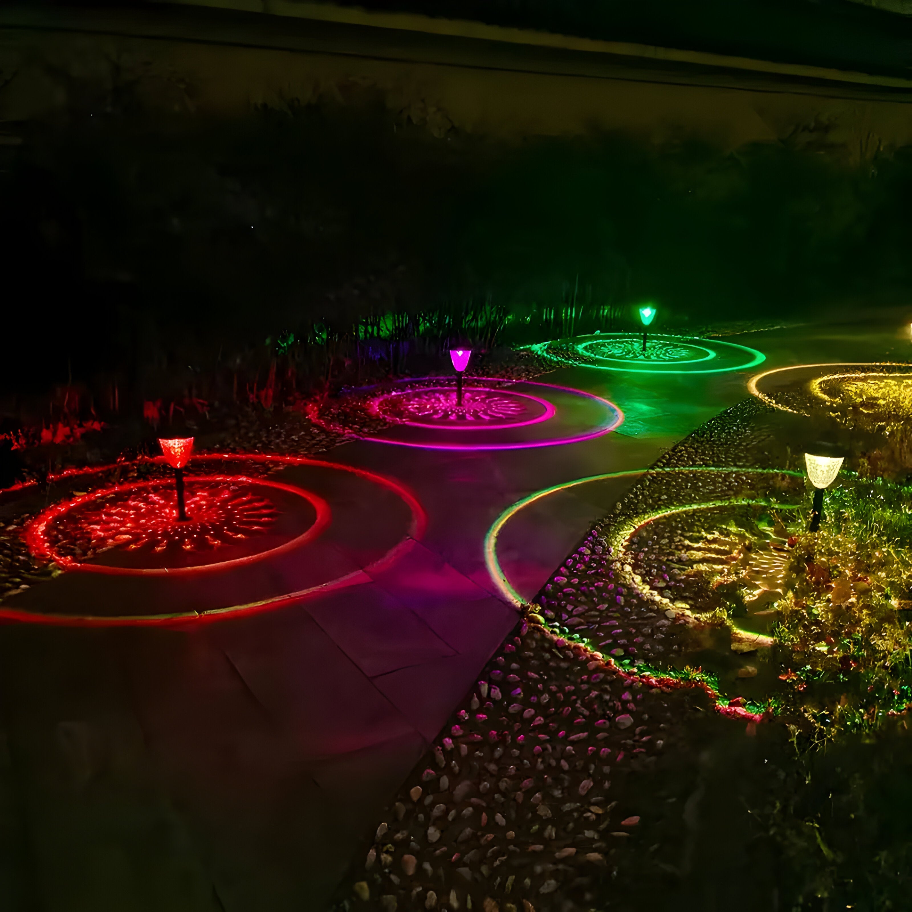 SunSphere Light - Hochwertige 4er Solar-Gartenlichter - Gartenleuchte