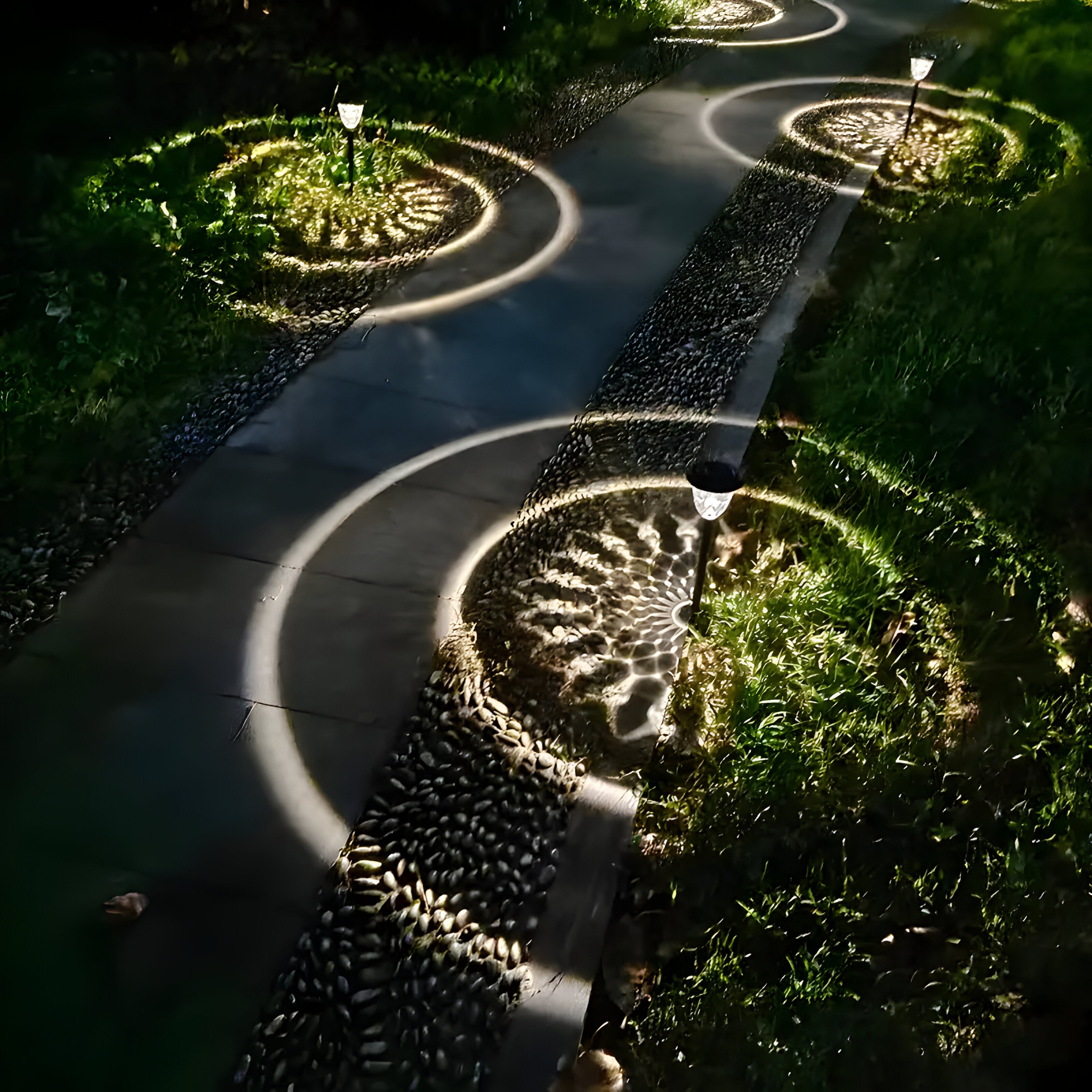 SunSphere Light - Hochwertige 4er Solar-Gartenlichter - Gartenleuchte