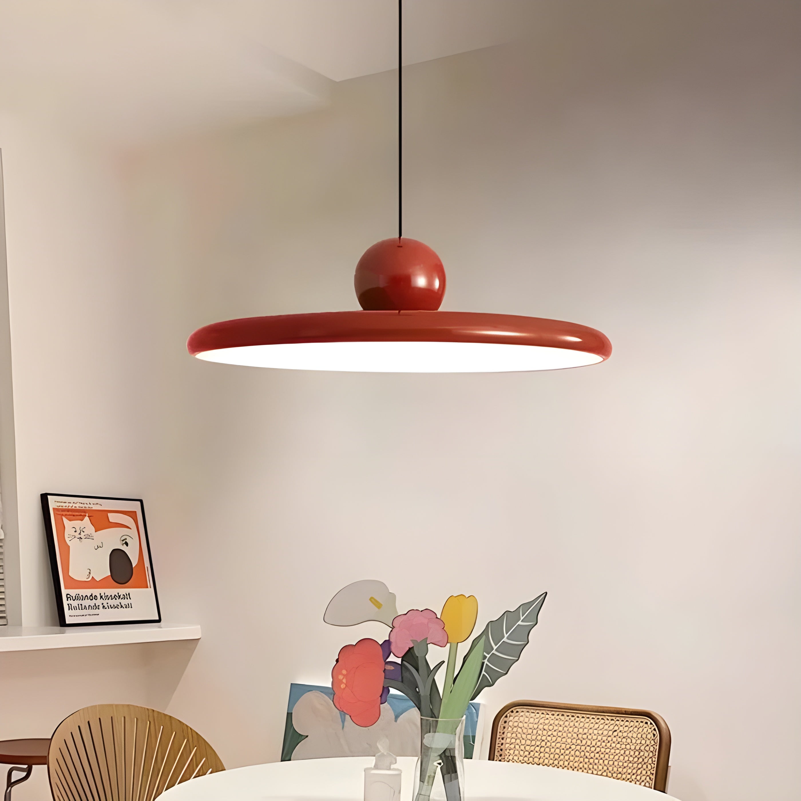 HavenHalo Light - Nordische LED-Glas-Pendelleuchte