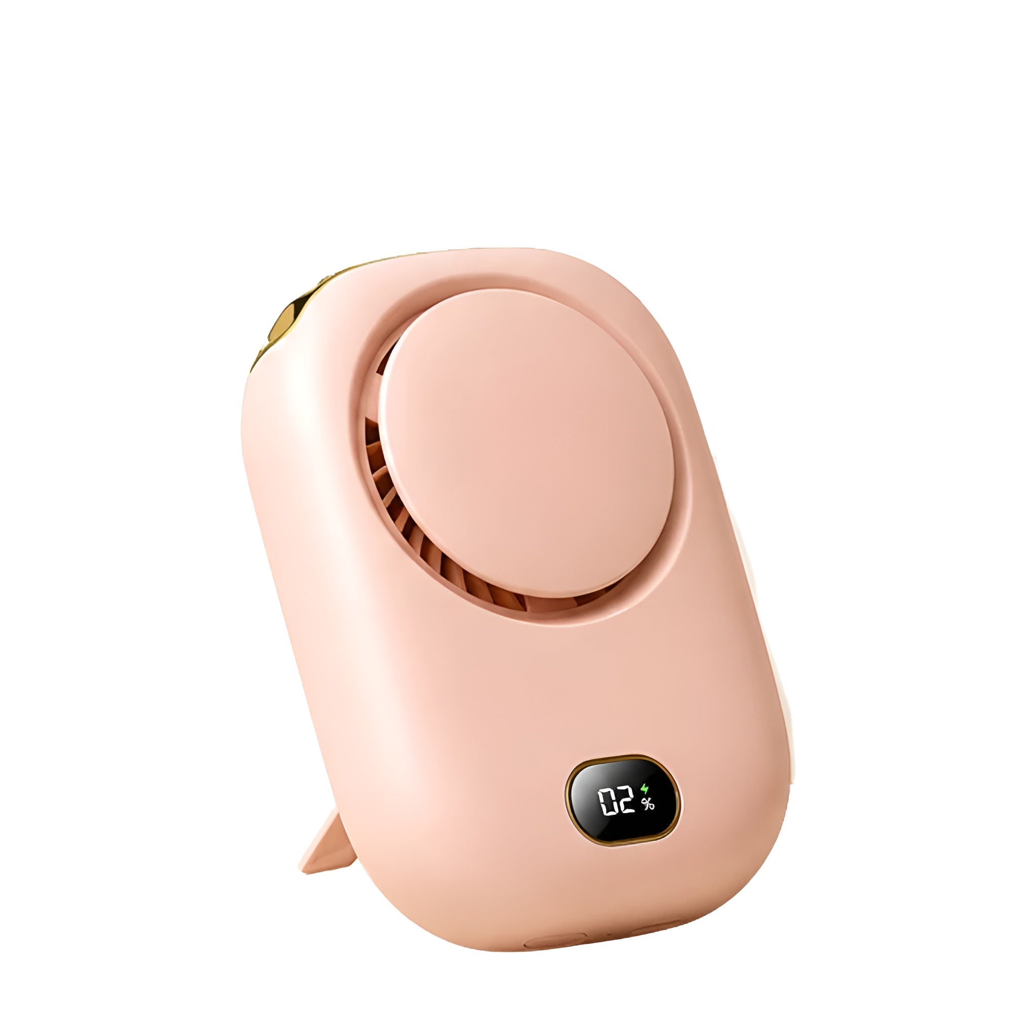 Tragbarer Halsventilator mit Display – über USB aufladbarer Mini-Ventilator mit 3 Geschwindigkeitsstufen | für Reisen