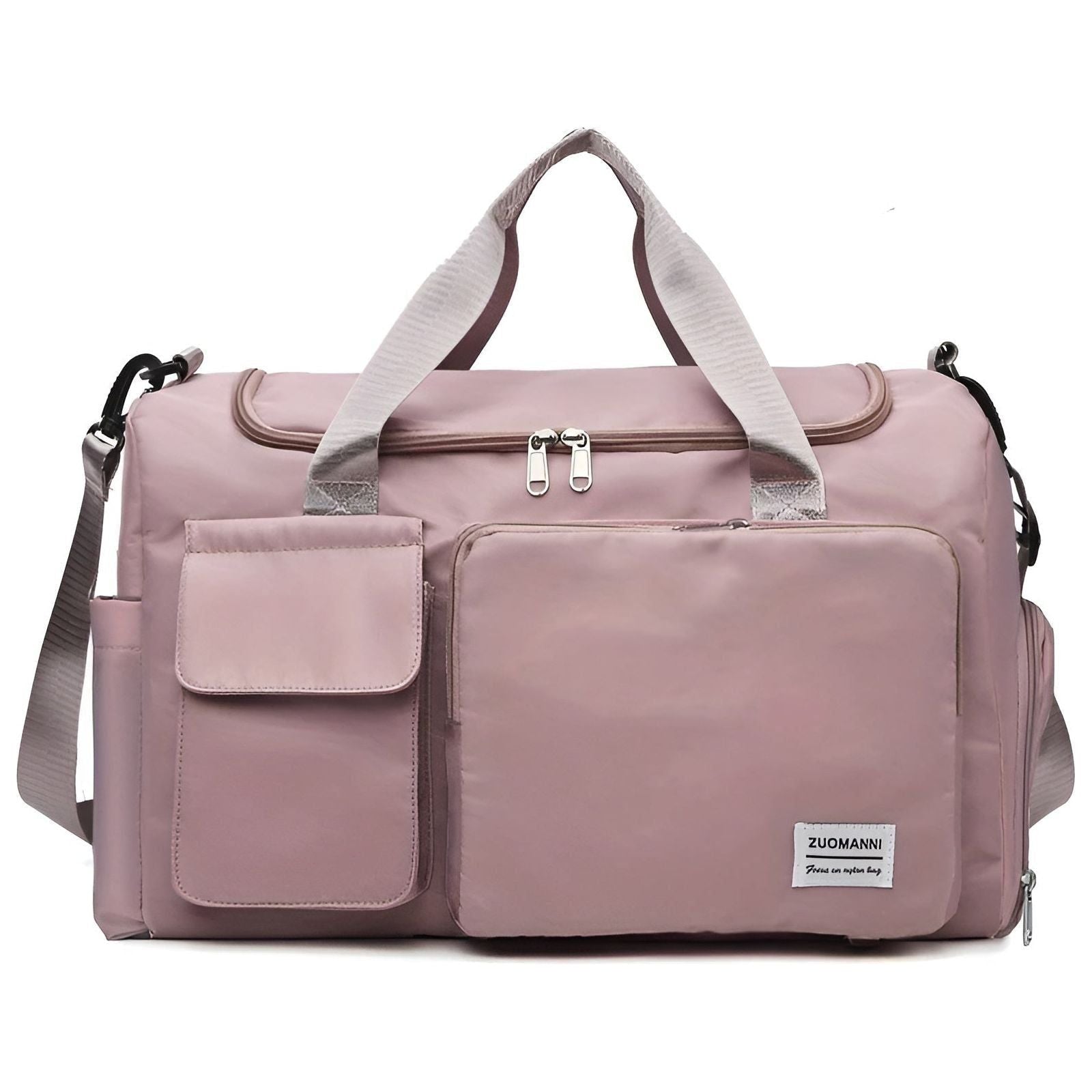 Travel Glam Bag - Großes Fassungsvermögen Wasserdichte Reisetasche für Männer und Frauen - Tiefes Rosa - Handtasche