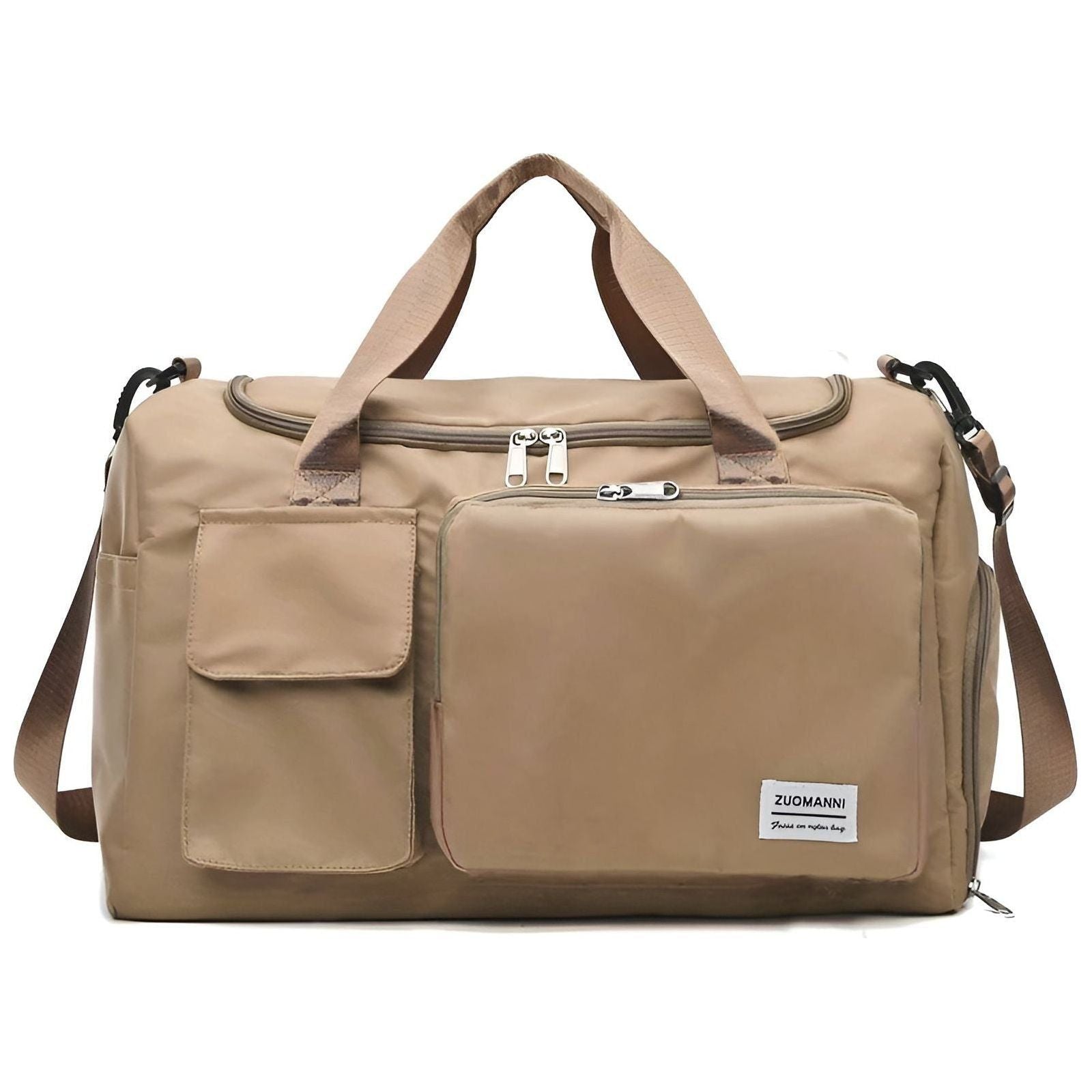 Travel Glam Bag - Großes Fassungsvermögen Wasserdichte Reisetasche für Männer und Frauen - Khaki - Handtasche