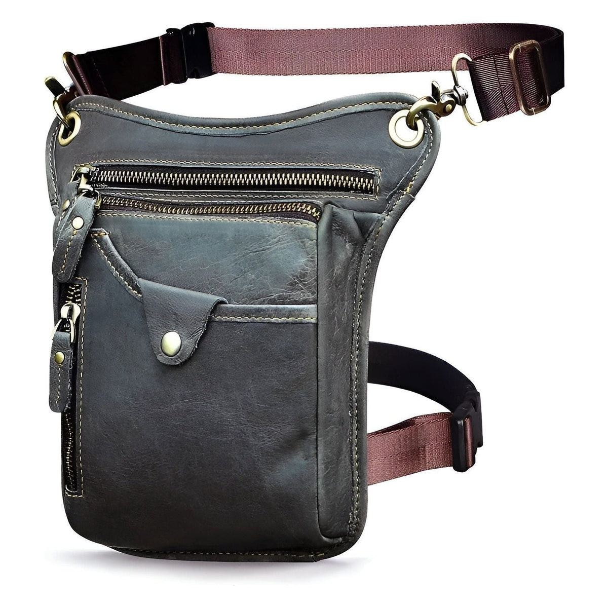 Verner Bag - Lässige Vegan Leder Gürteltasche für Herren - Handtasche