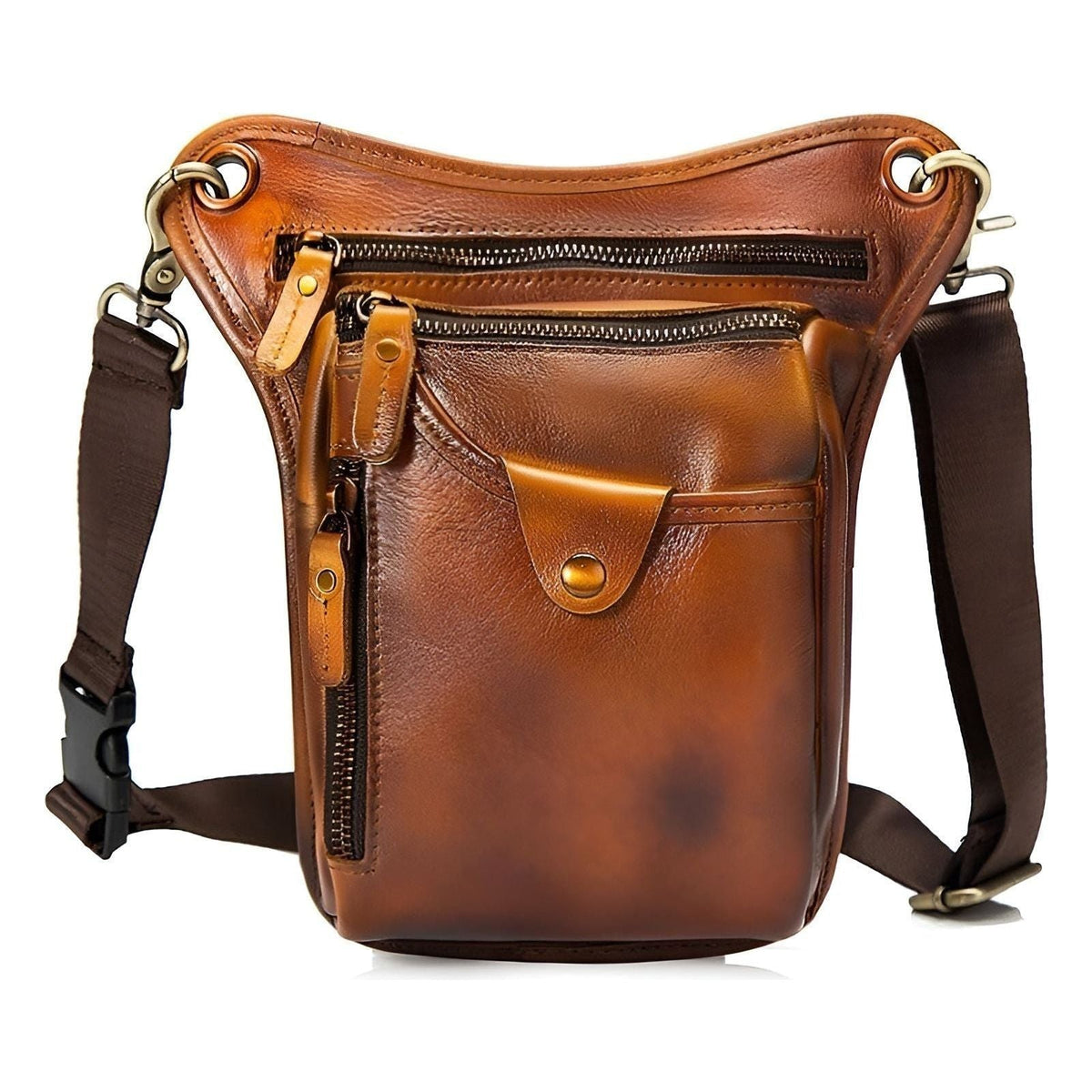 Verner Bag - Lässige Vegan Leder Gürteltasche für Herren - Handtasche