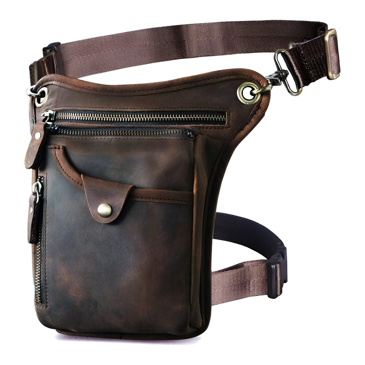 Verner Bag - Lässige Vegan Leder Gürteltasche für Herren - Handtasche