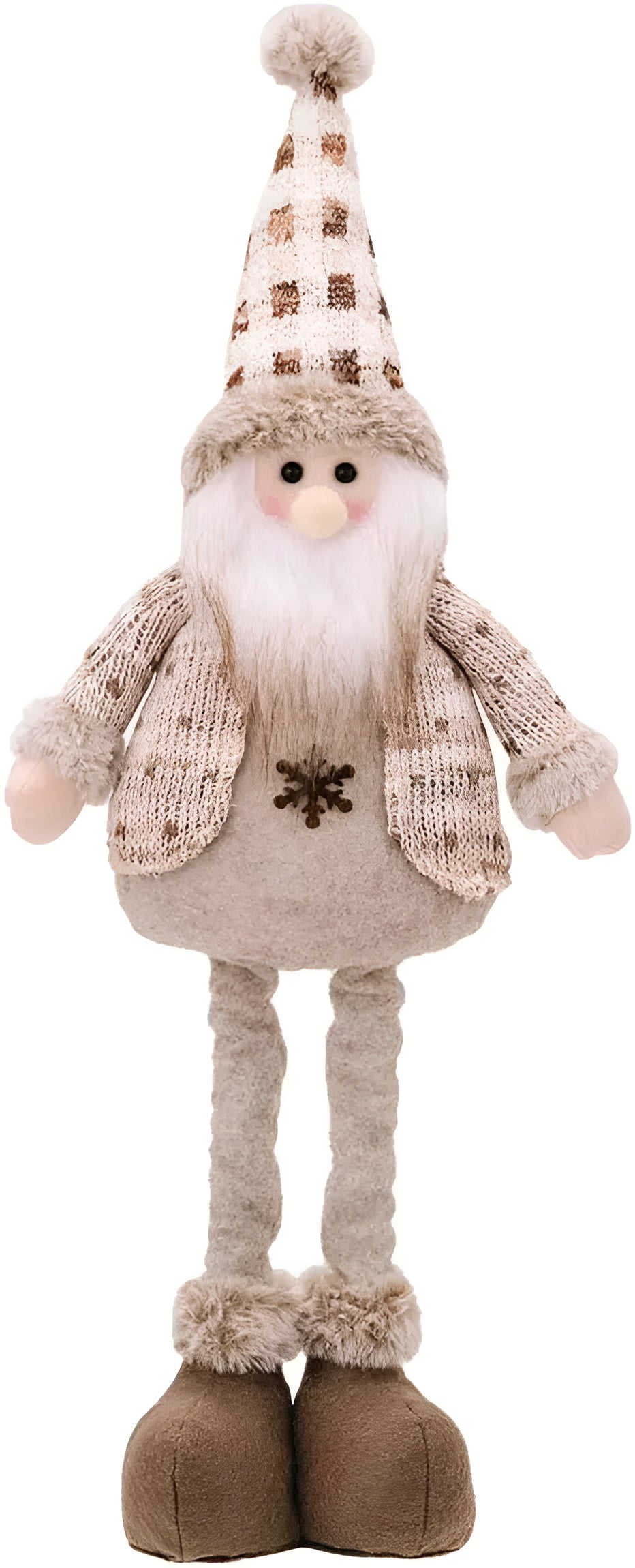 Verstellbare Weihnachtsfiguren – Niedliche Plüschdekoration | Weihnachtsmann Schneemann & Rentier für Zuhause - C
