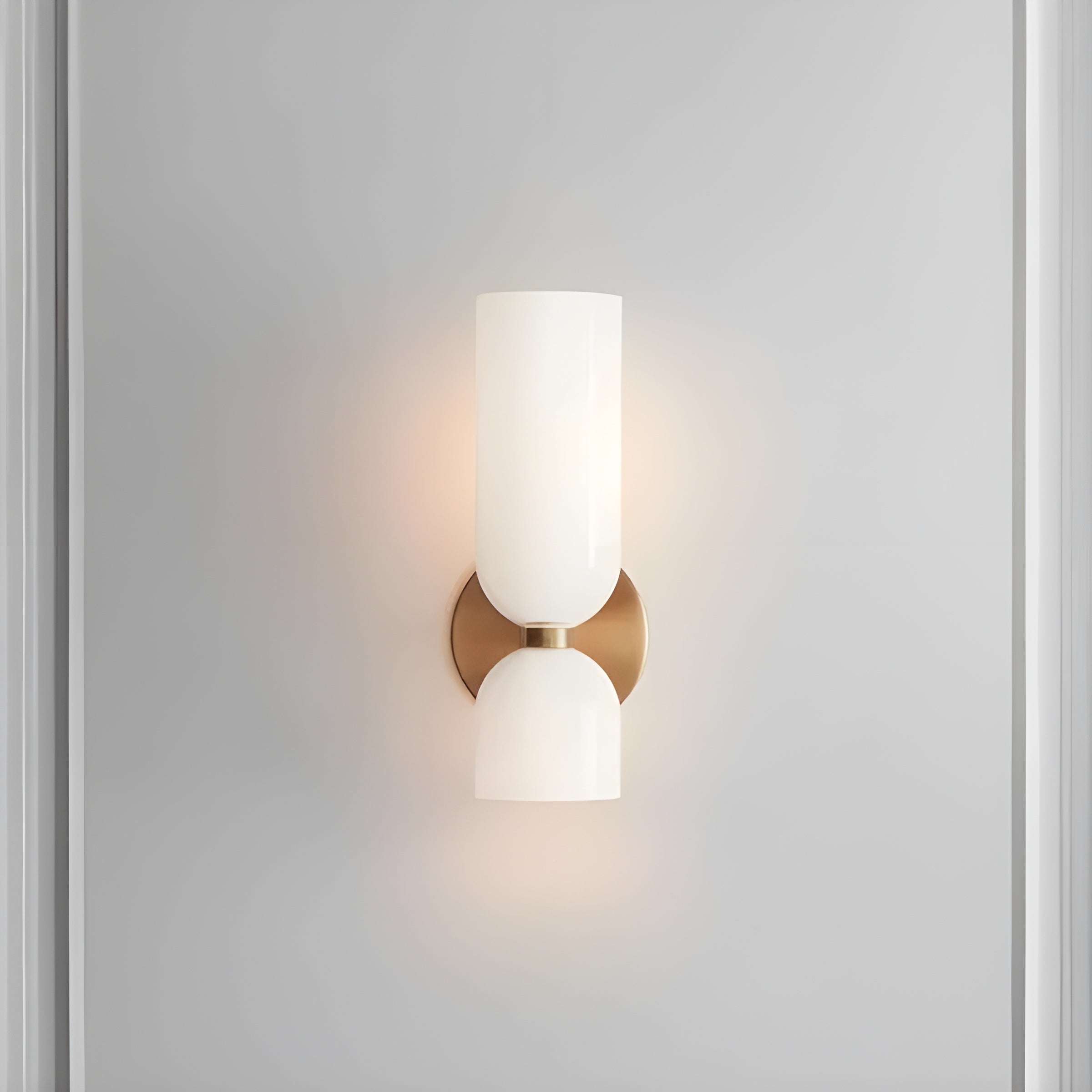 LED-Wandleuchte mit Doppelkopf – Nordisches Design, Warmes Licht für Wohn- und Arbeitsbereiche