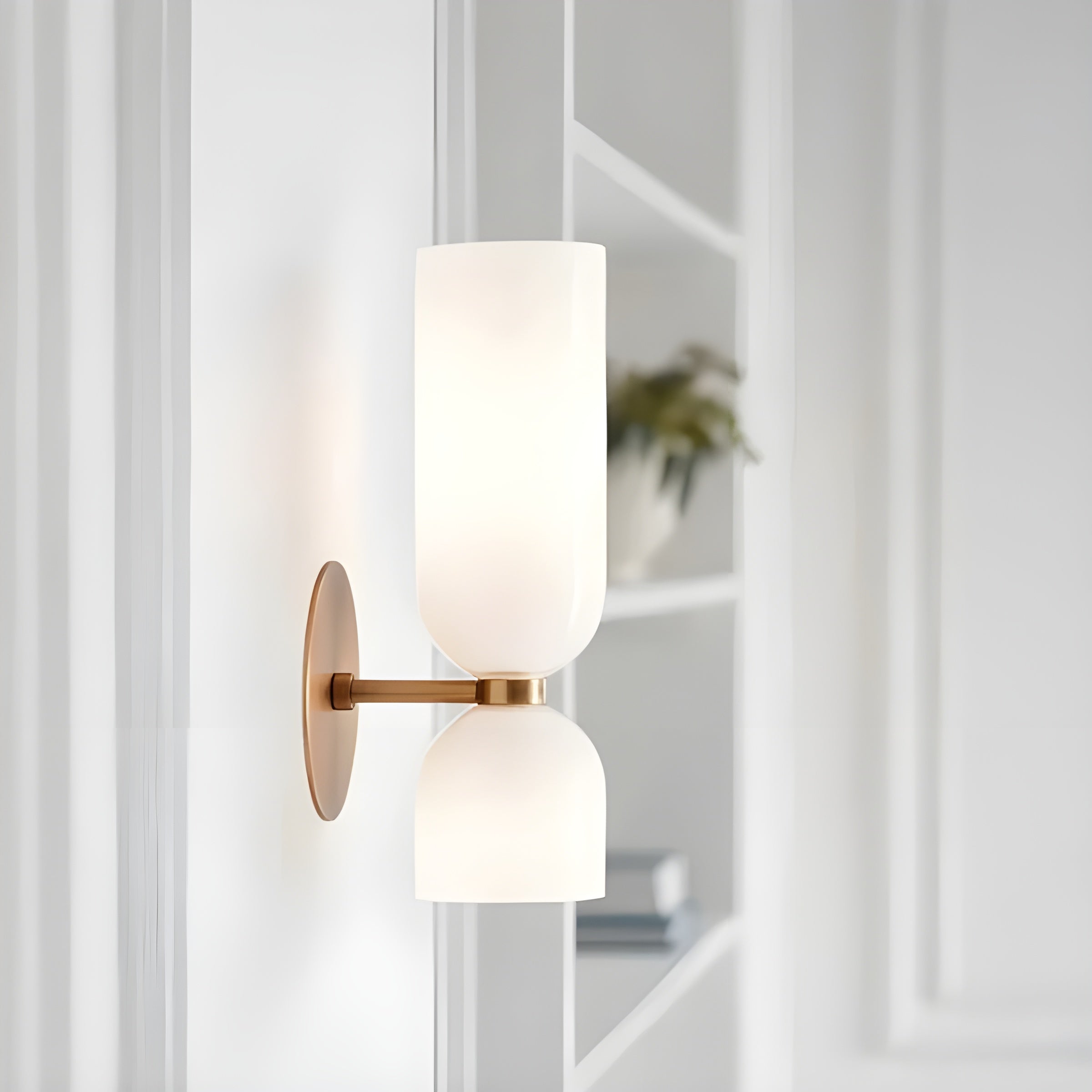 LED-Wandleuchte mit Doppelkopf – Nordisches Design, Warmes Licht für Wohn- und Arbeitsbereiche