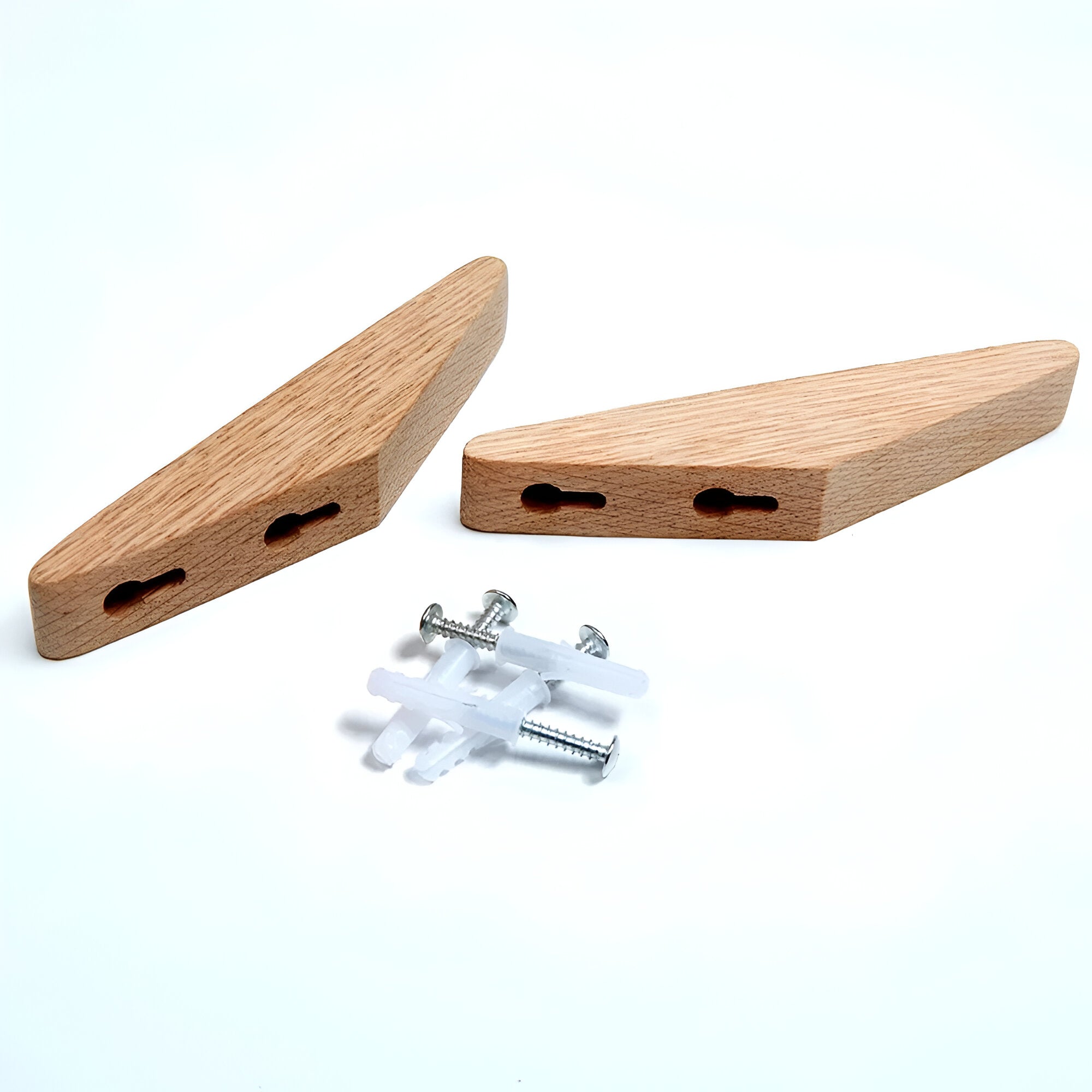 Wandhaken aus Holz – Natürliches Design für Jacken Handtücher & Accessoires - Wandhaken
