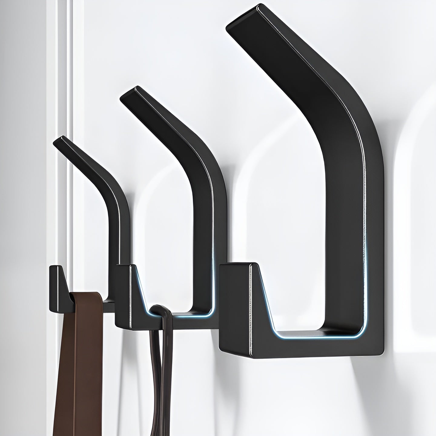 Wandhaken für Garderobe (5er Set) – Robust und Stilvoll | Für Flur Bad und Schlafzimmer - Wandhaken-Set