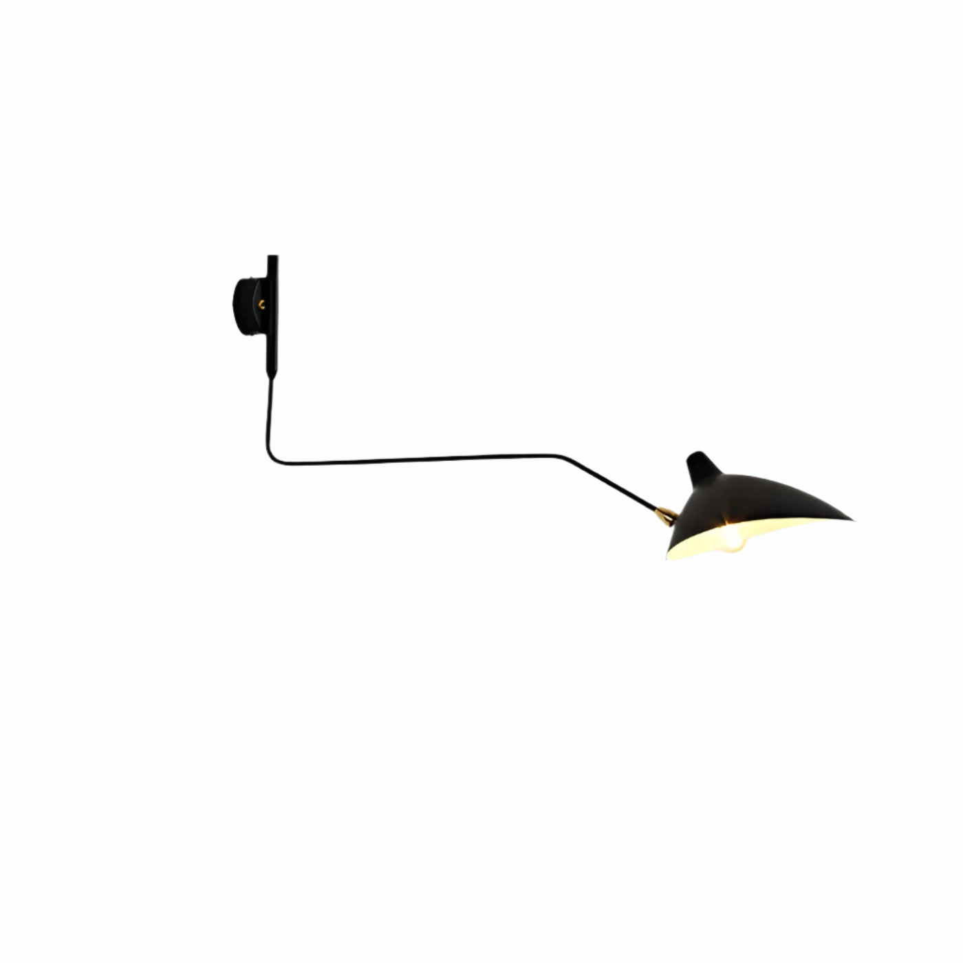 Wandleuchte mit Schwenkarm – Elegantes Zeitloses Design für Schlafzimmer & Büro - 1 Groß L 256’’ x H15.8“ / L 65 cm x H