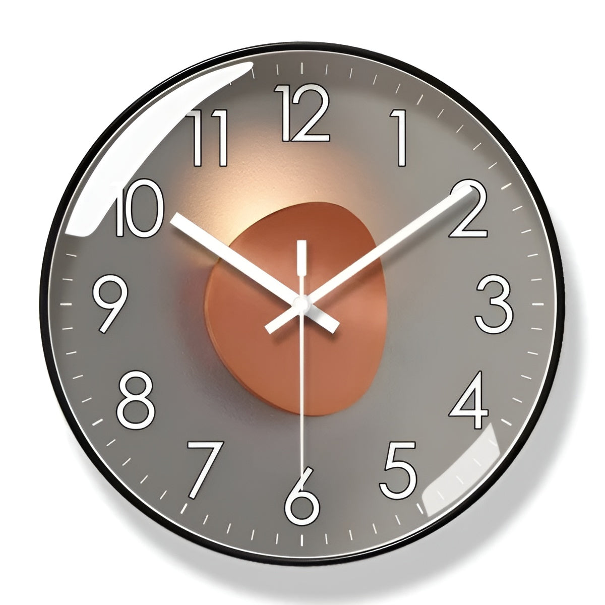 Wanduhr im Designerstil – Modern und Elegant | Für ein Stilvolles Zuhause - C / 25 cm x 25 cm - Wanduhr