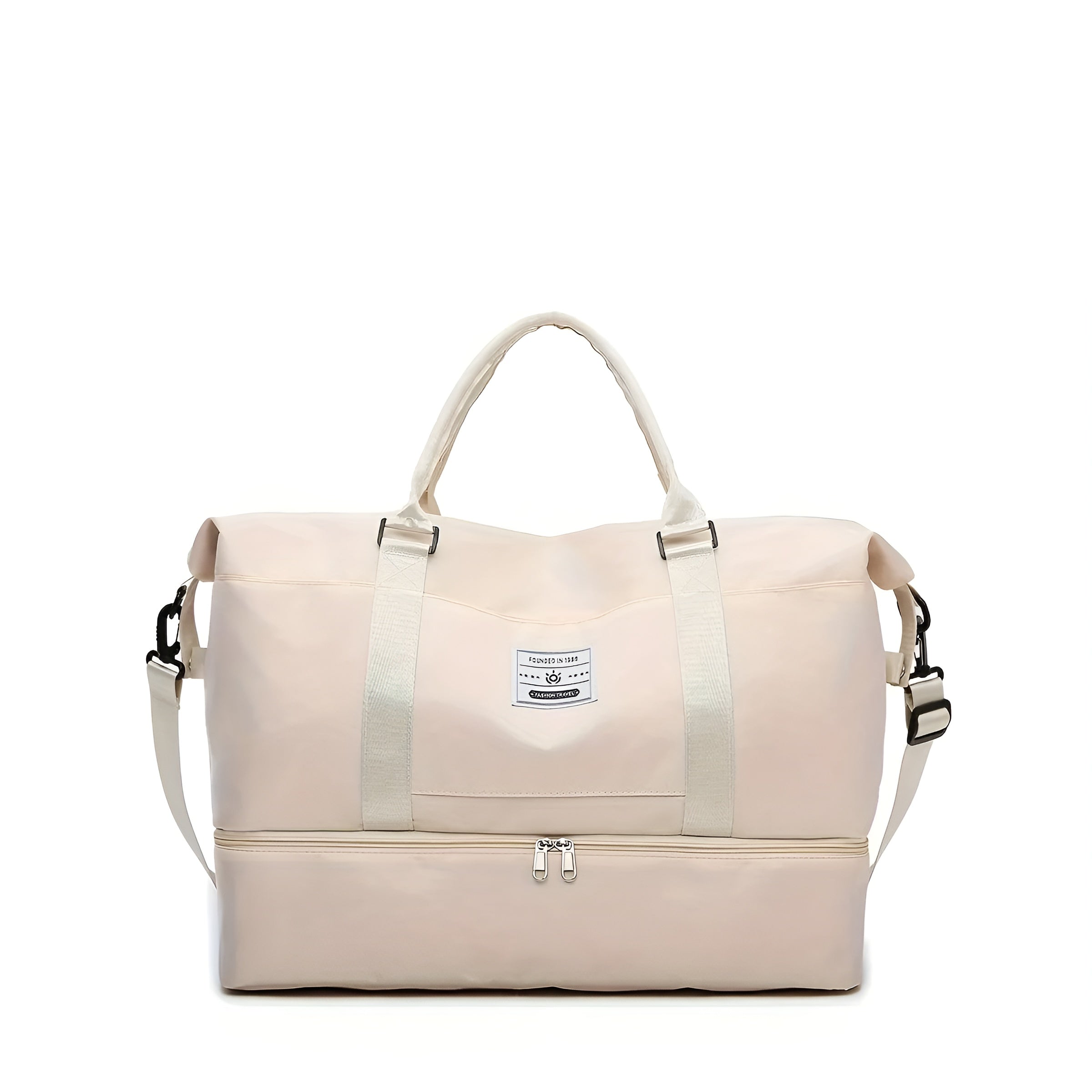 Wasserdichte Reisetasche – Geräumiges Design mit mehreren Aufbewahrungsfächern - Weiß - Reisetasche