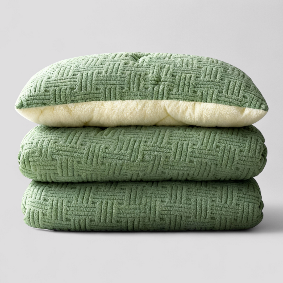 Weiche Flanelldecke für den Winter – dick und warm - Grün / 150x200cm2kg - Decken und Tagesdecken