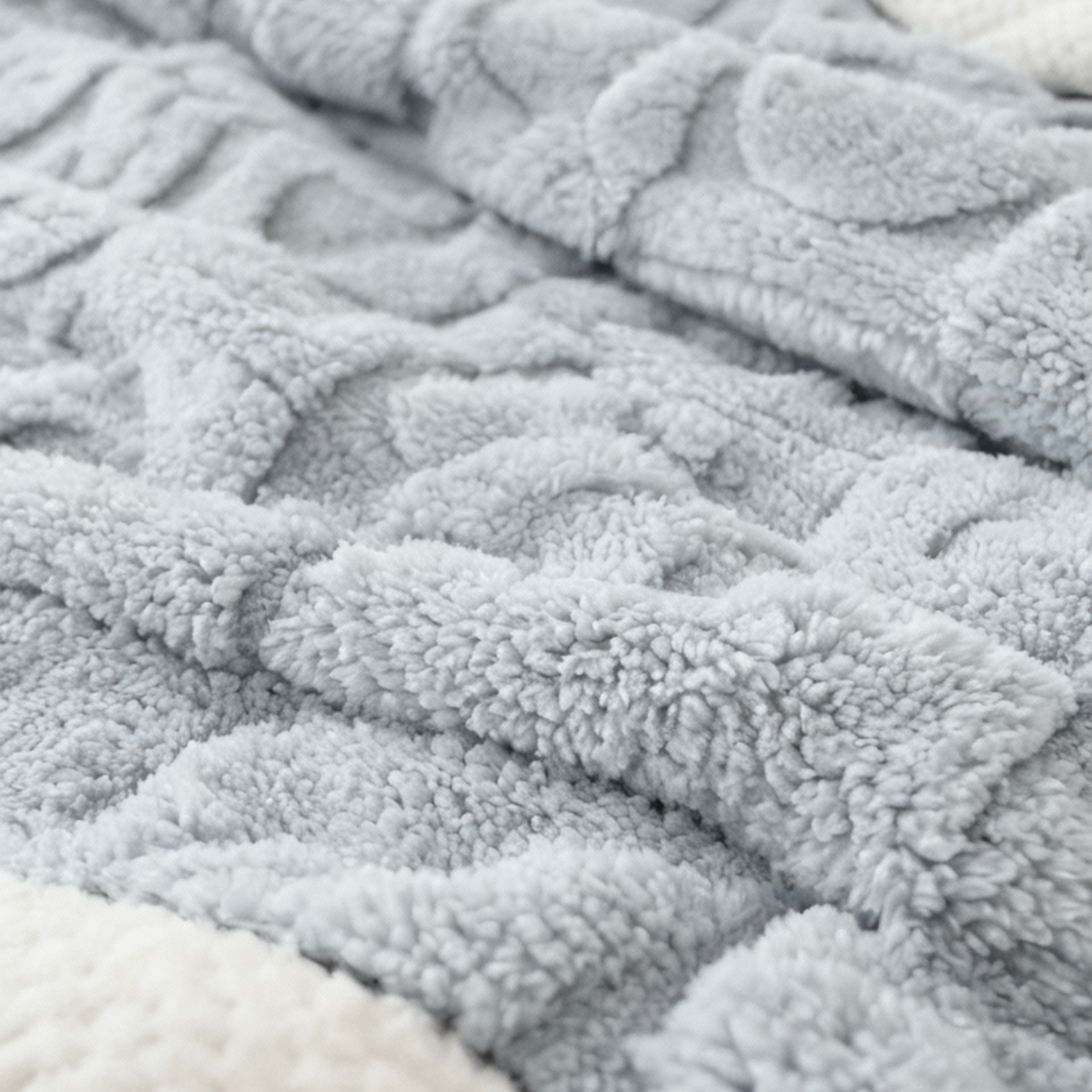 Weiche Fleece-Kuscheldecke für Sofa und Bett – waschbares Wohndecke-Plaid - Decken und Plaids
