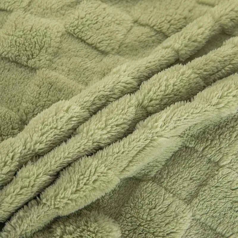 Weiche Jacquard Tagesdecke mit Karomuster – Doppelbett 200x230 cm - Tagesdecken und Plaids