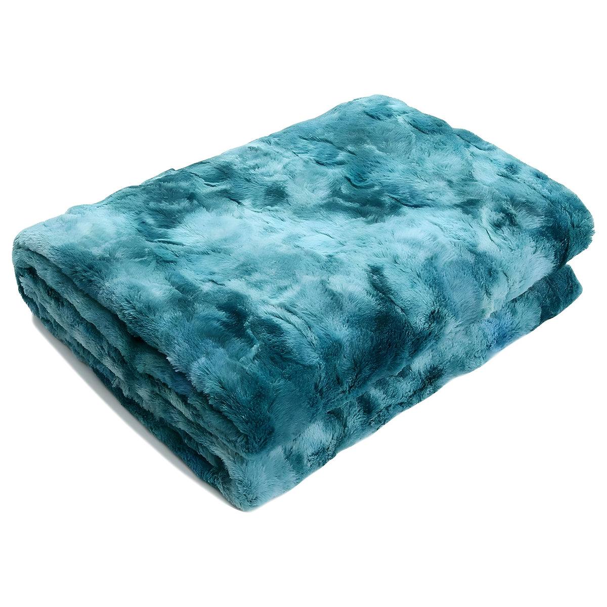 WinterNest Blanket - Warme doppelseitige Fleece-Winterdecke - Blau / 80x120cm - Saisonale Dekoration