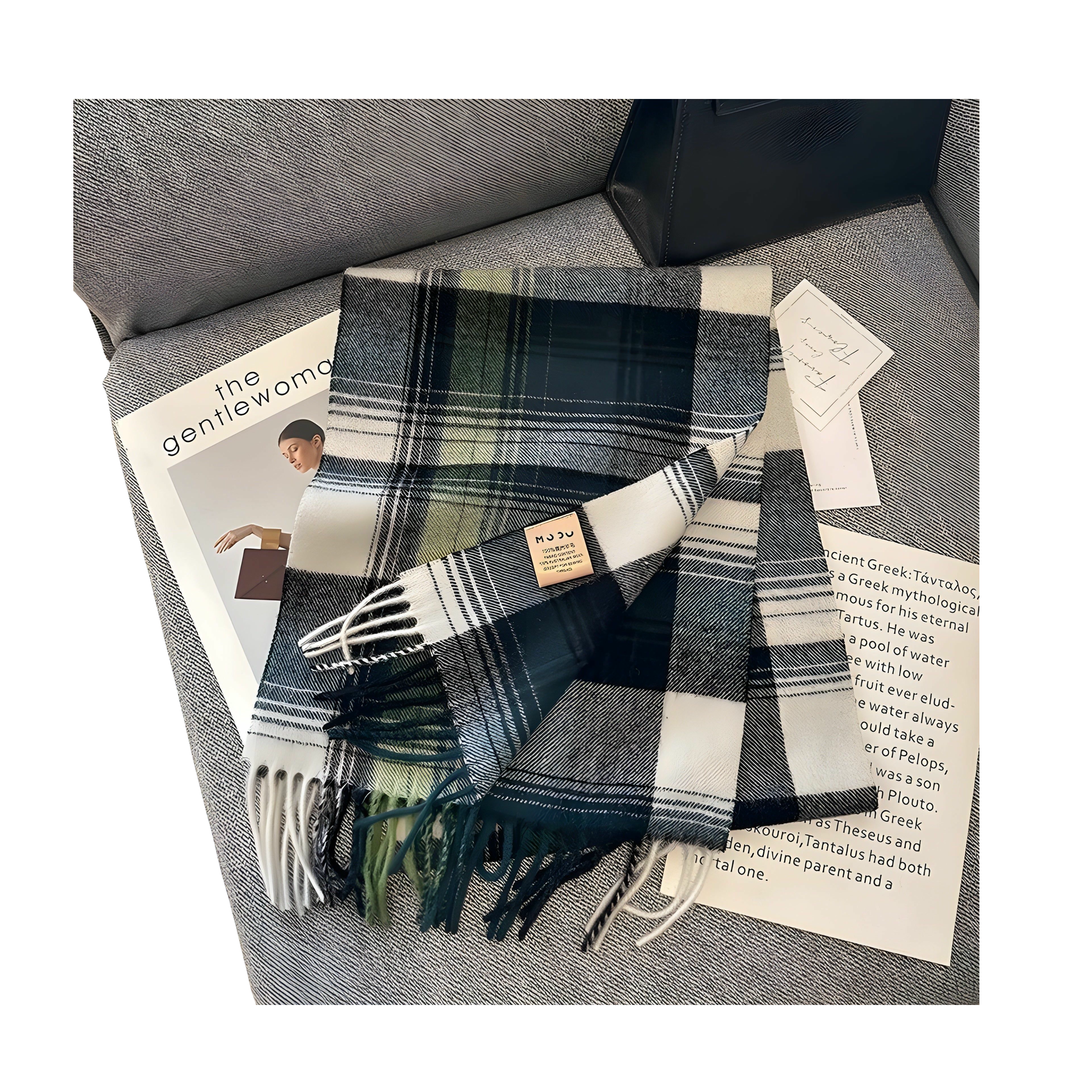 Winterschal mit Karomuster – Weich und Stilvoll Kaschmir | Perfekt für Damen im Herbst & Winter - Wohnzubehör