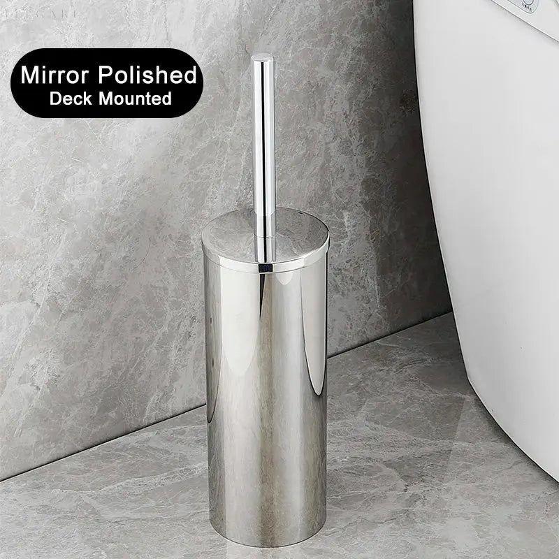 Wise Brush- Klobürste mit Halterung - Hochglanzpoliert / Deck - Toilettenbürste