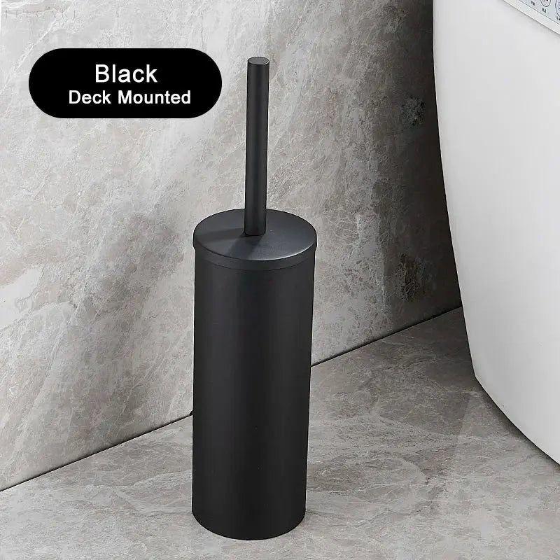 Wise Brush- Klobürste mit Halterung - Schwarz / Deck - Toilettenbürste