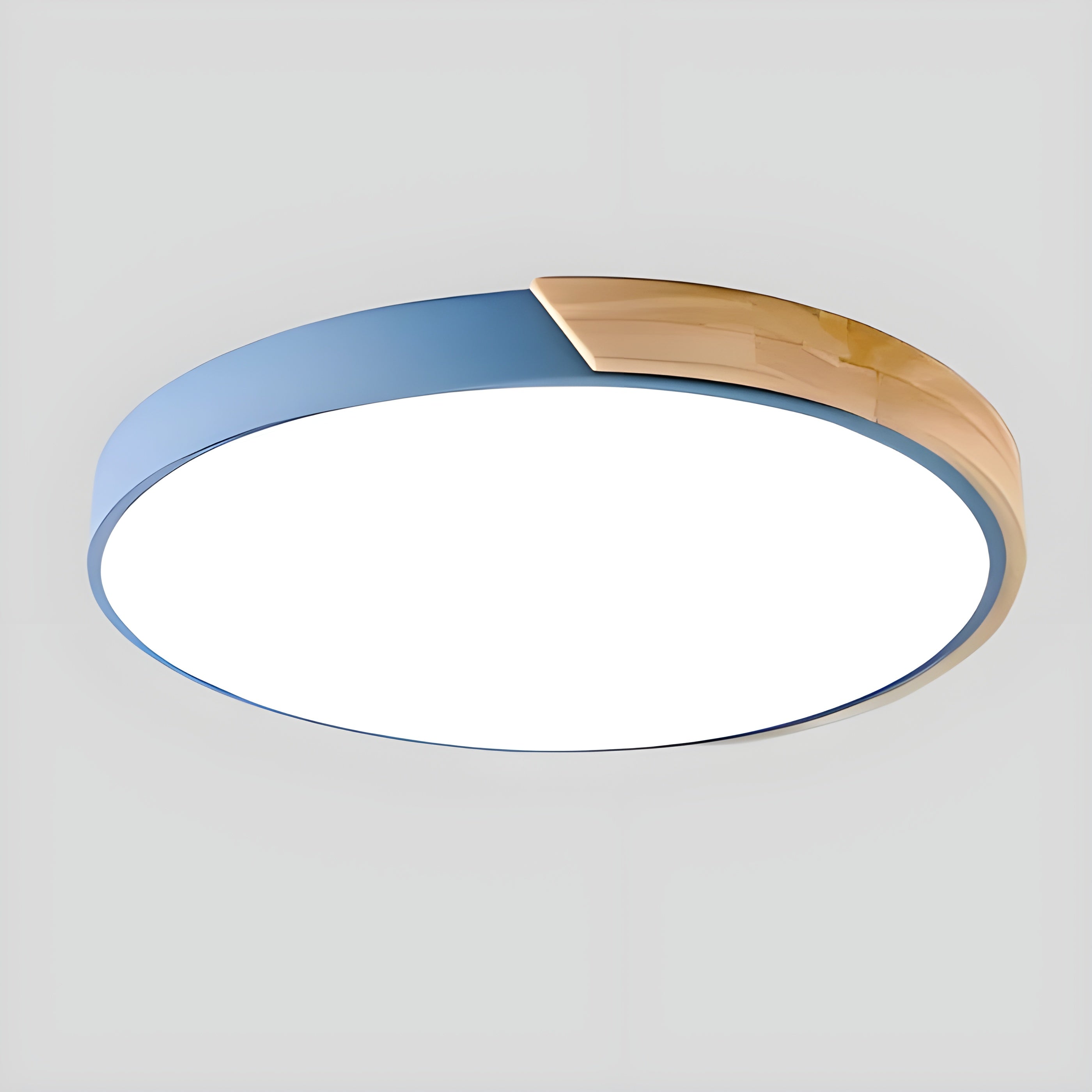 LED-Deckenleuchte aus Holz - Dekorativ & Modern sanften Macaronfarben Skandinavisches Design