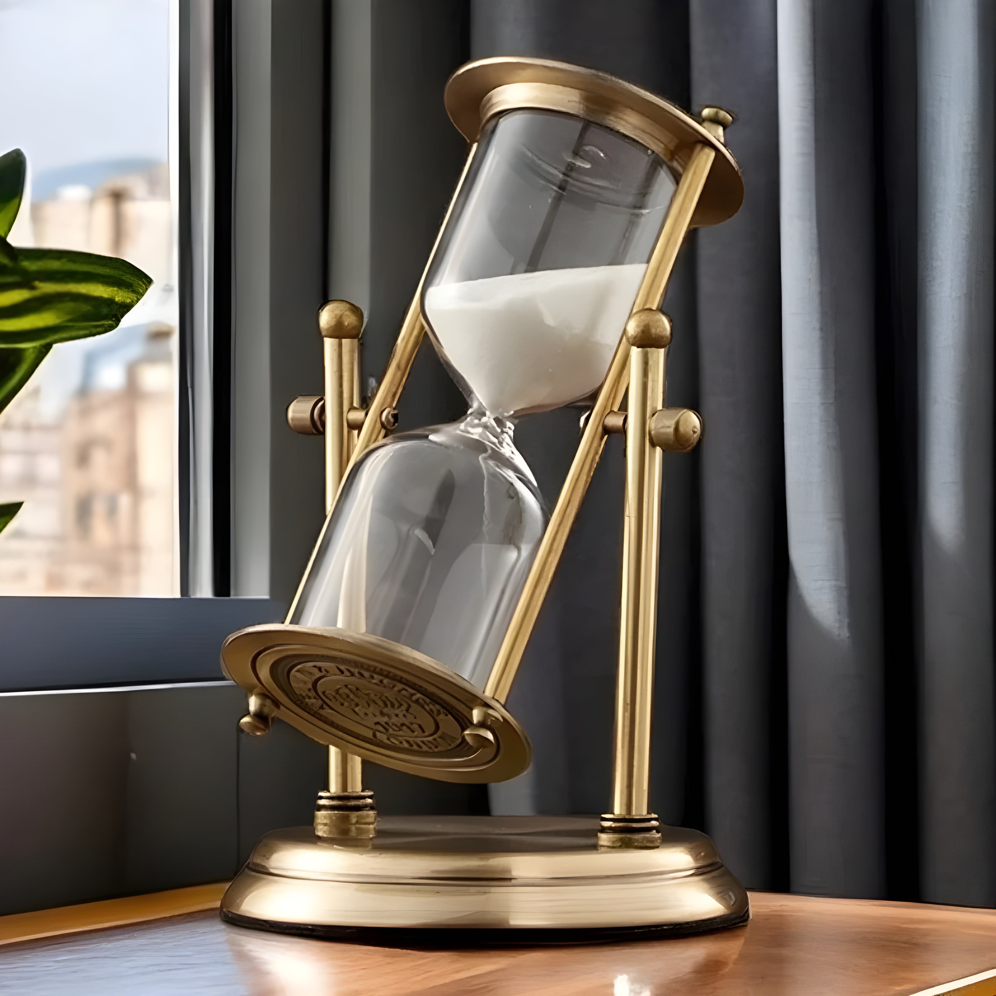 Zeitreiser Sanduhr –Stilvoller Zeitmesser für Wohnzimmer oder Büro - 15 Minuten - Wohnzubehör