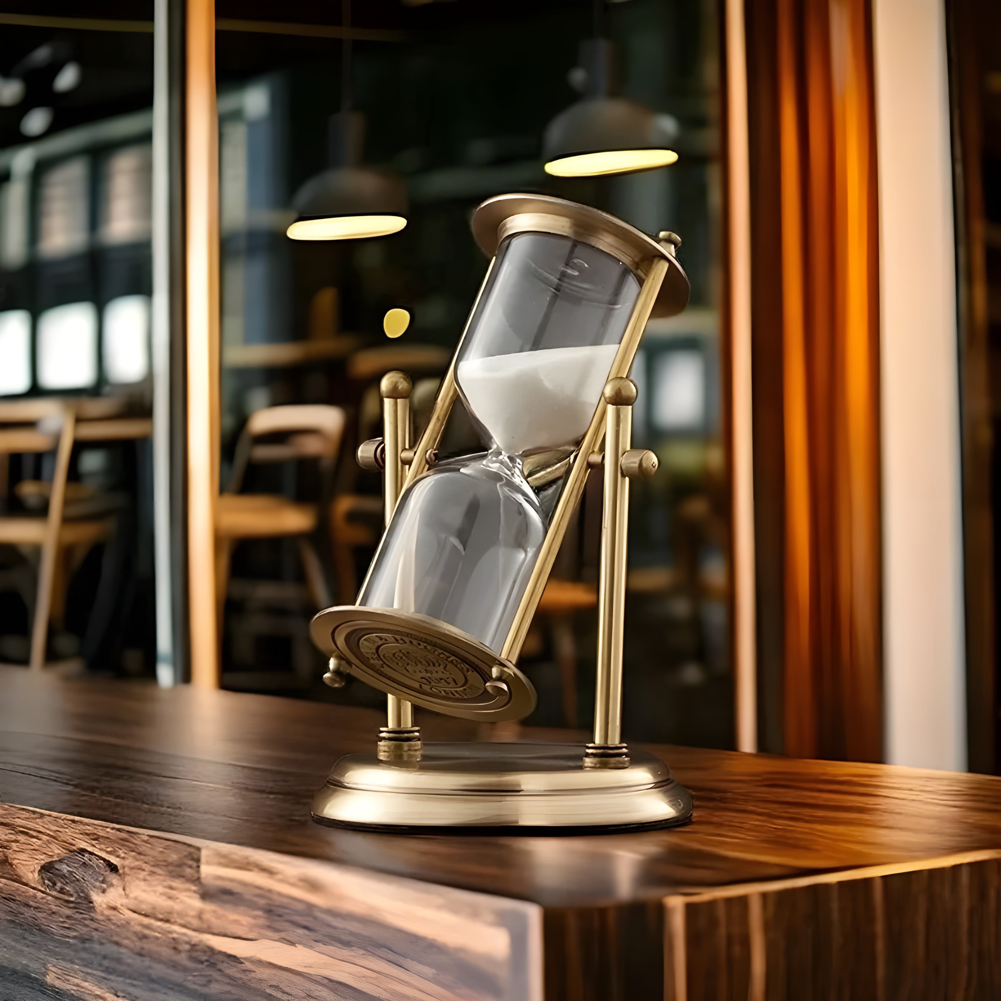 Zeitreiser Sanduhr –Stilvoller Zeitmesser für Wohnzimmer oder Büro - Wohnzubehör