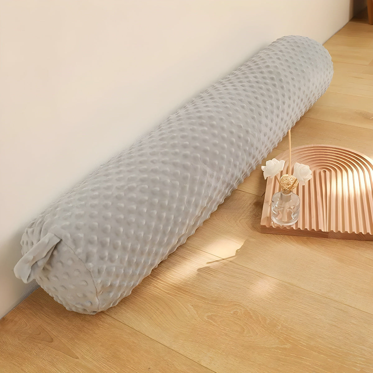 Zylindrisches Schlafkissen – Bequemes und Weiches Langkissen für Seitenschläfer und Bett - Grau / 60cm - Kissen