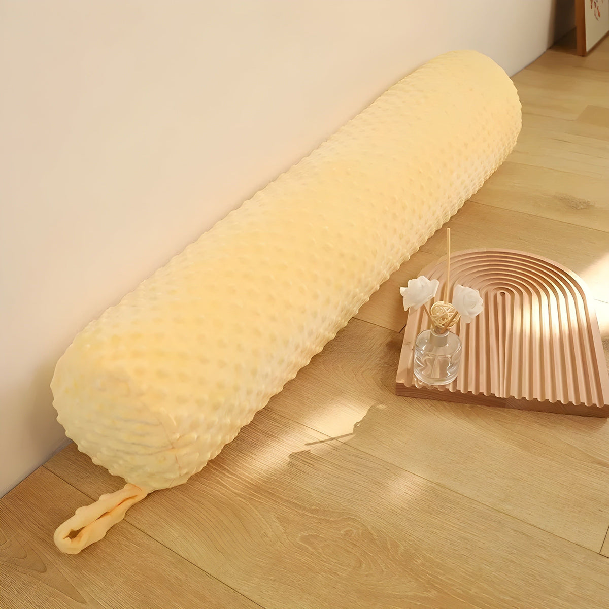 Zylindrisches Schlafkissen – Bequemes und Weiches Langkissen für Seitenschläfer und Bett - Gelb / 1m - Kissen
