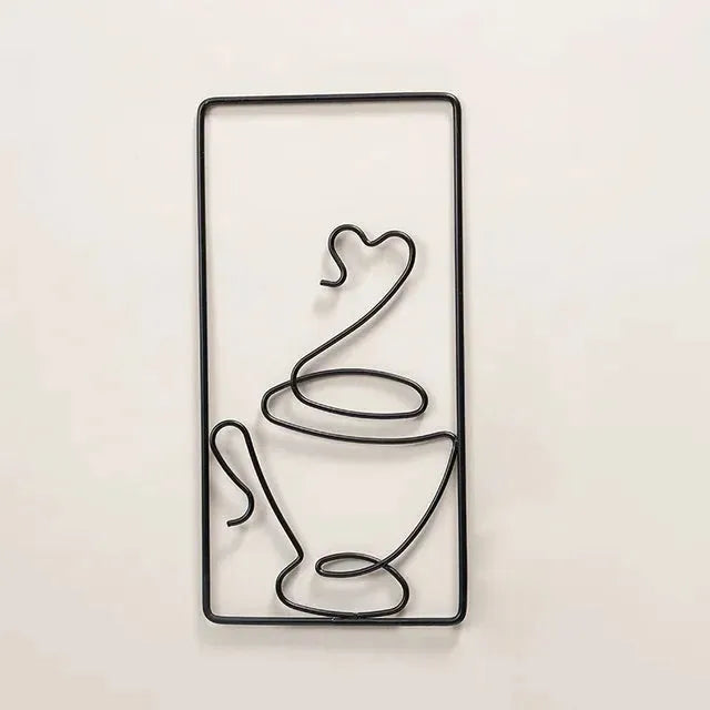 Brew Mood - Ästhetischer Kaffee Metall Wanddekoration - Elegare