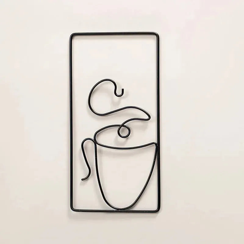 Brew Mood - Ästhetischer Kaffee Metall Wanddekoration - Elegare