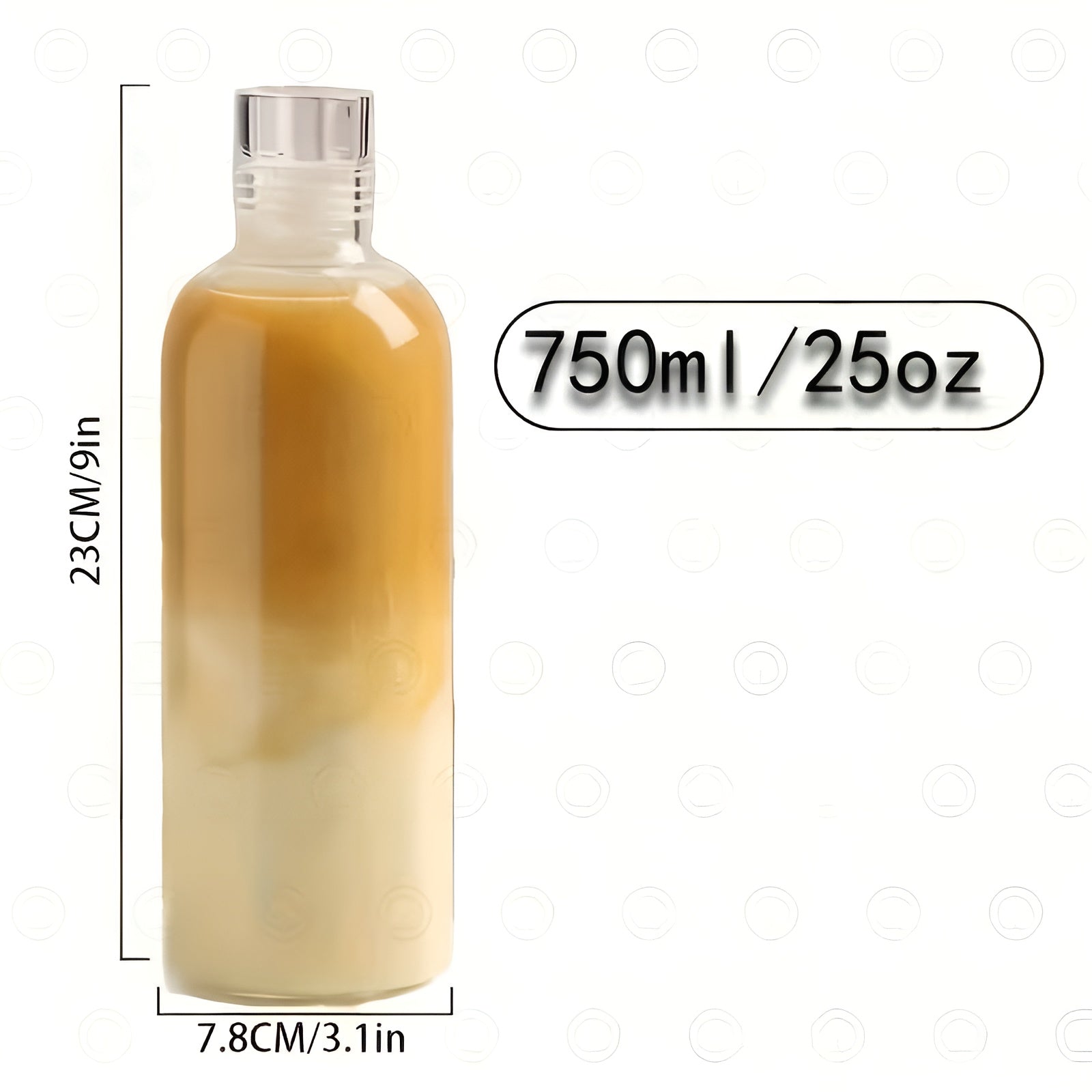 Trinkflasche Aus Borosilikatglas – Auslaufsicher Und Leicht | Ideal Für Kaffee Tee Und Unterwegs - Wohnzubehör