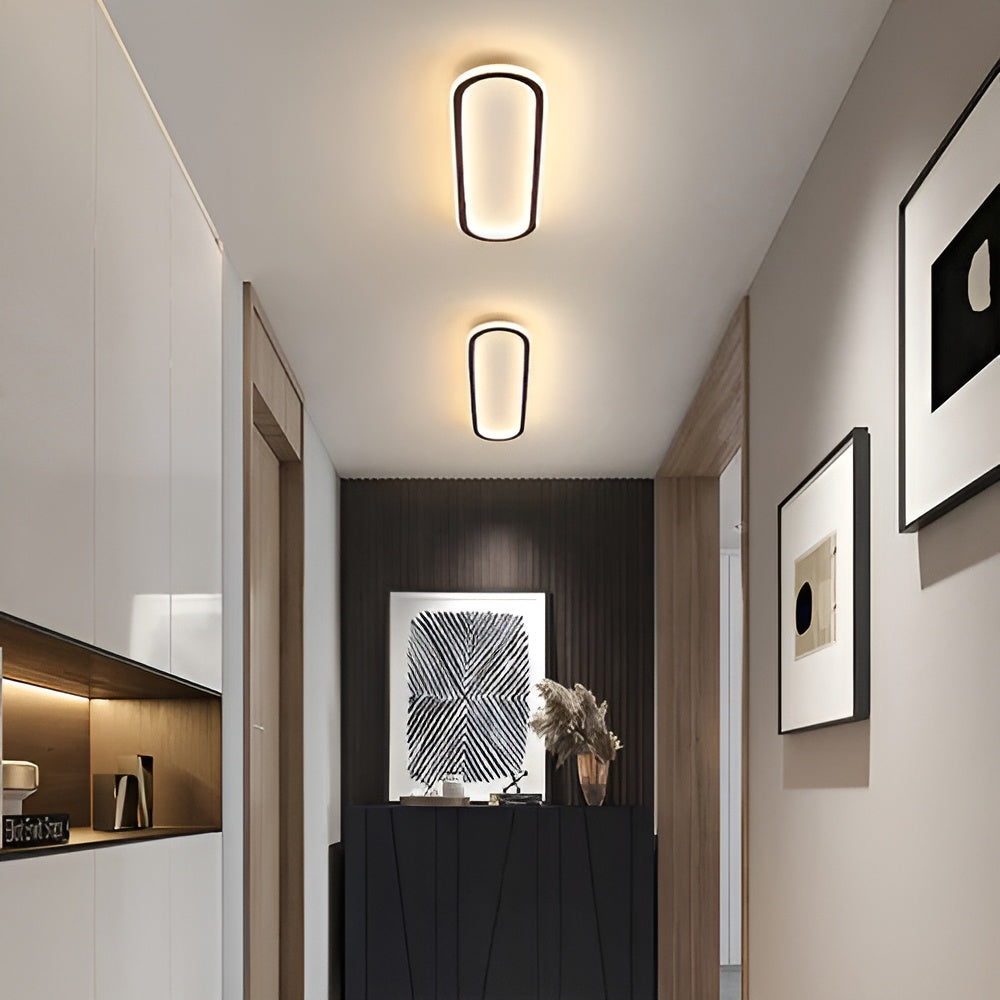 LED-Deckenleuchte in Ovalform – Elegante  Modernes Design für Flur & Eingangsbereich