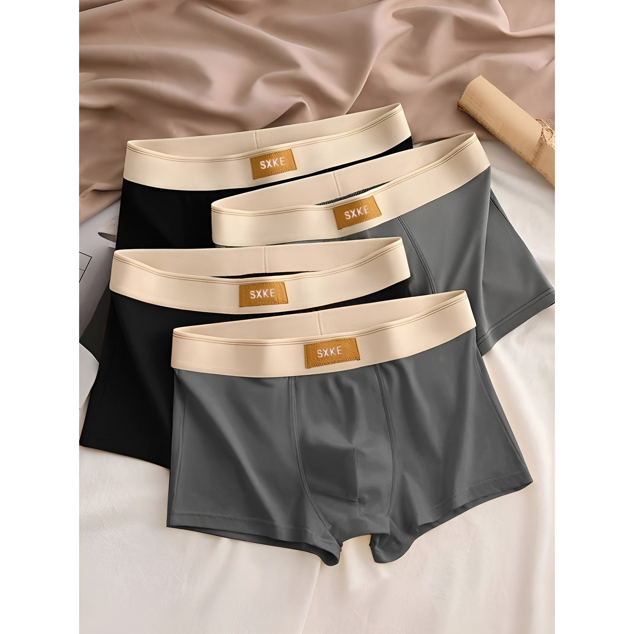 Klemens Underwear - Atmungsaktive und antibakterielle Baumwoll-Boxershorts Elegare