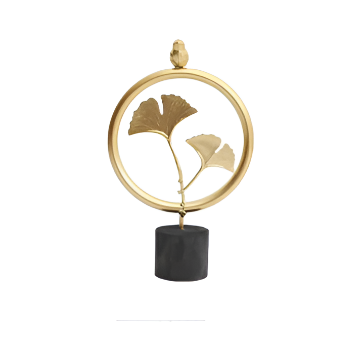 Ginkgo Delight - Minimalistische Ginkgoblatt-Skulptur Dekoration - Elegare