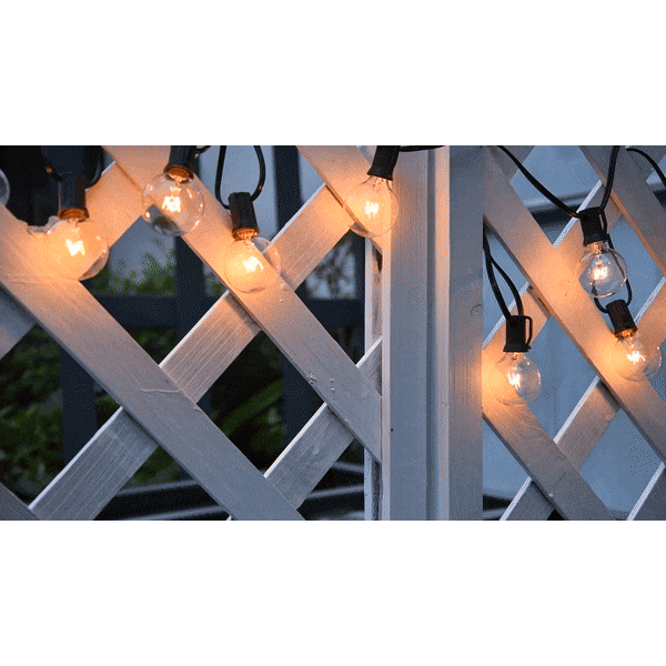 FairyFlicker String Lights - Luxuriöse Terrassenbeleuchtung mit wasserdichtem Schutz - Elegare