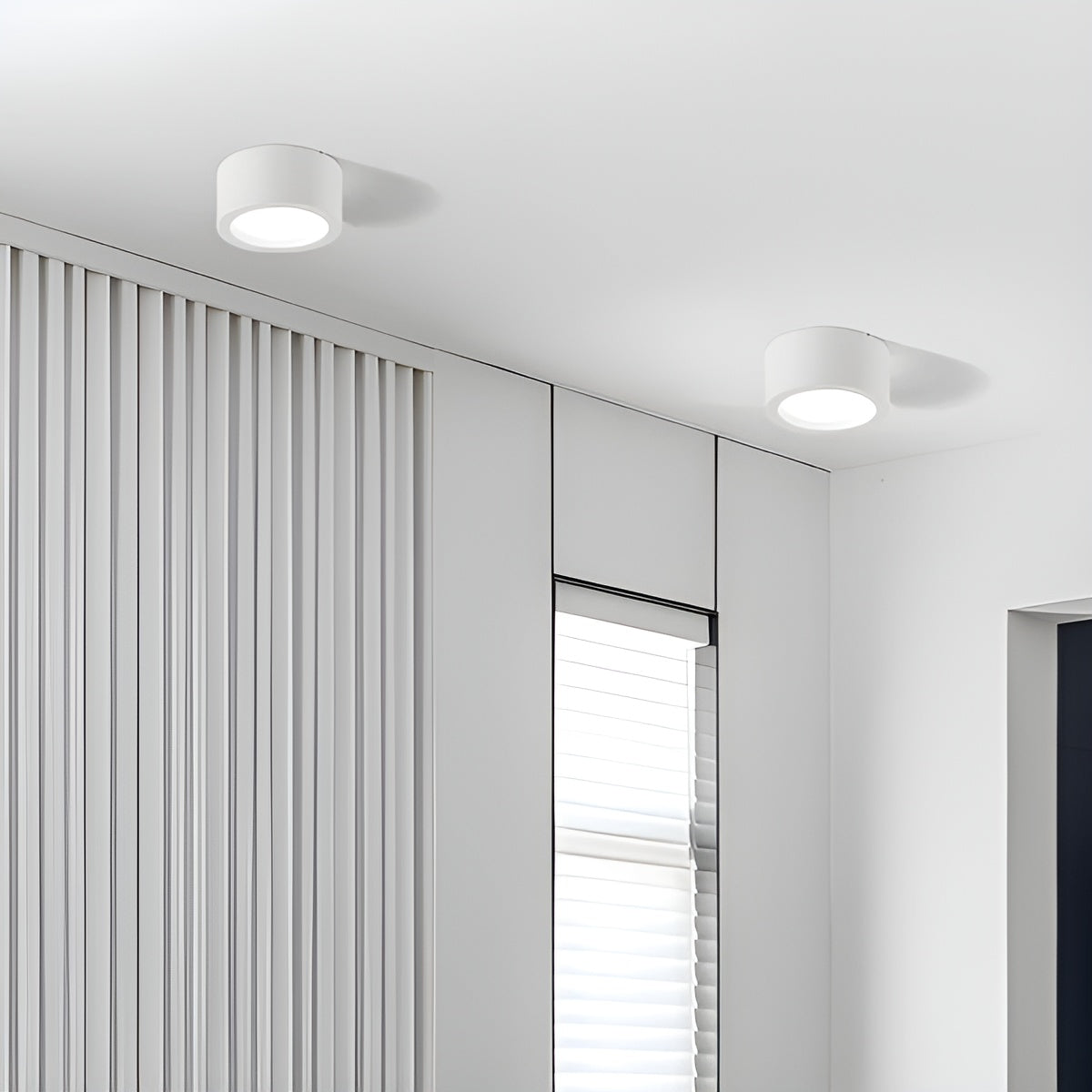 Moderne LED-Deckenleuchte  – Runde Form & warmes LED-Licht | Gemütliche Beleuchtung für jeden Raum