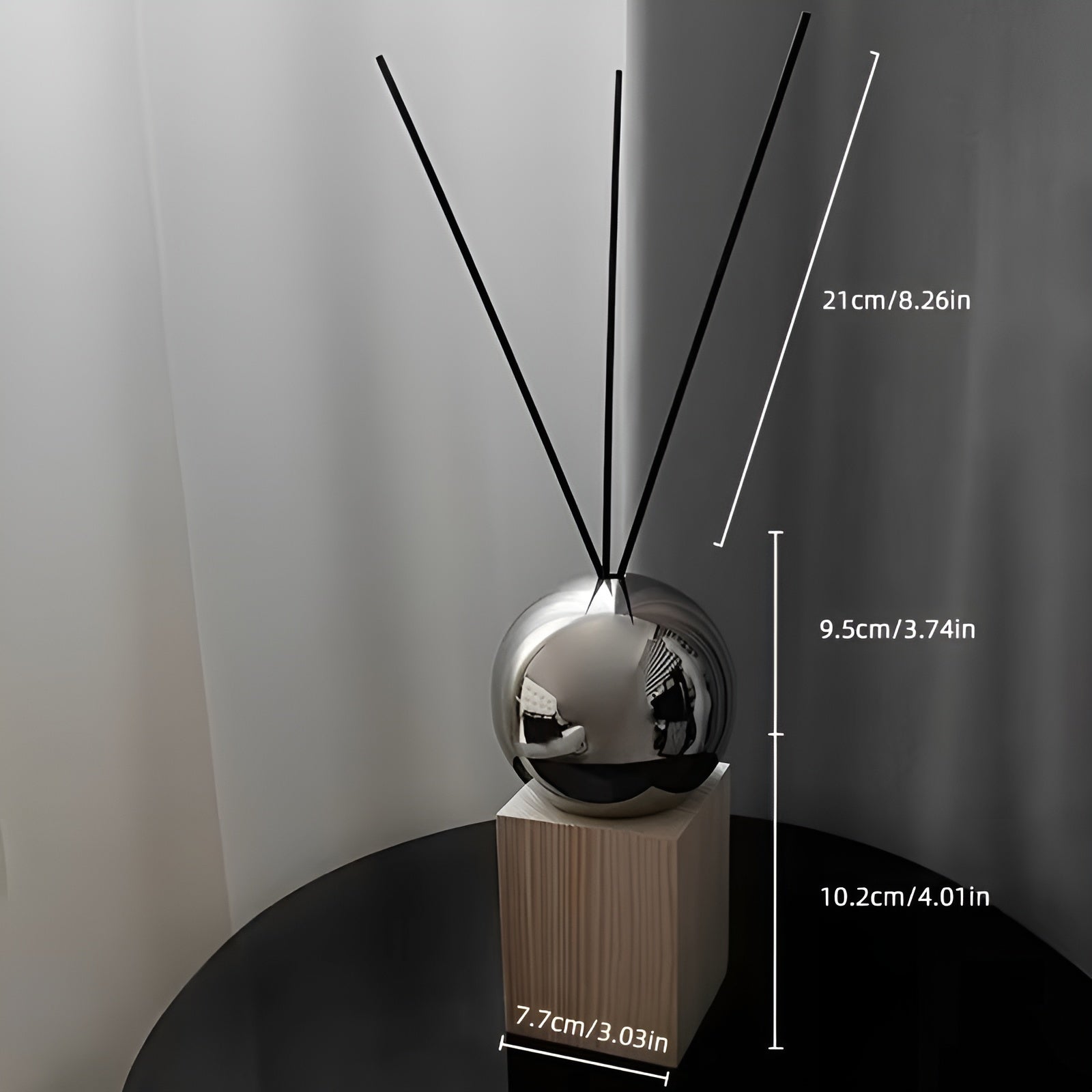 Aroma Diffuser aus Edelstahl – Entspannender Raumduft mit ätherischen Ölen | Dekorativ für Zuhause und Hotel