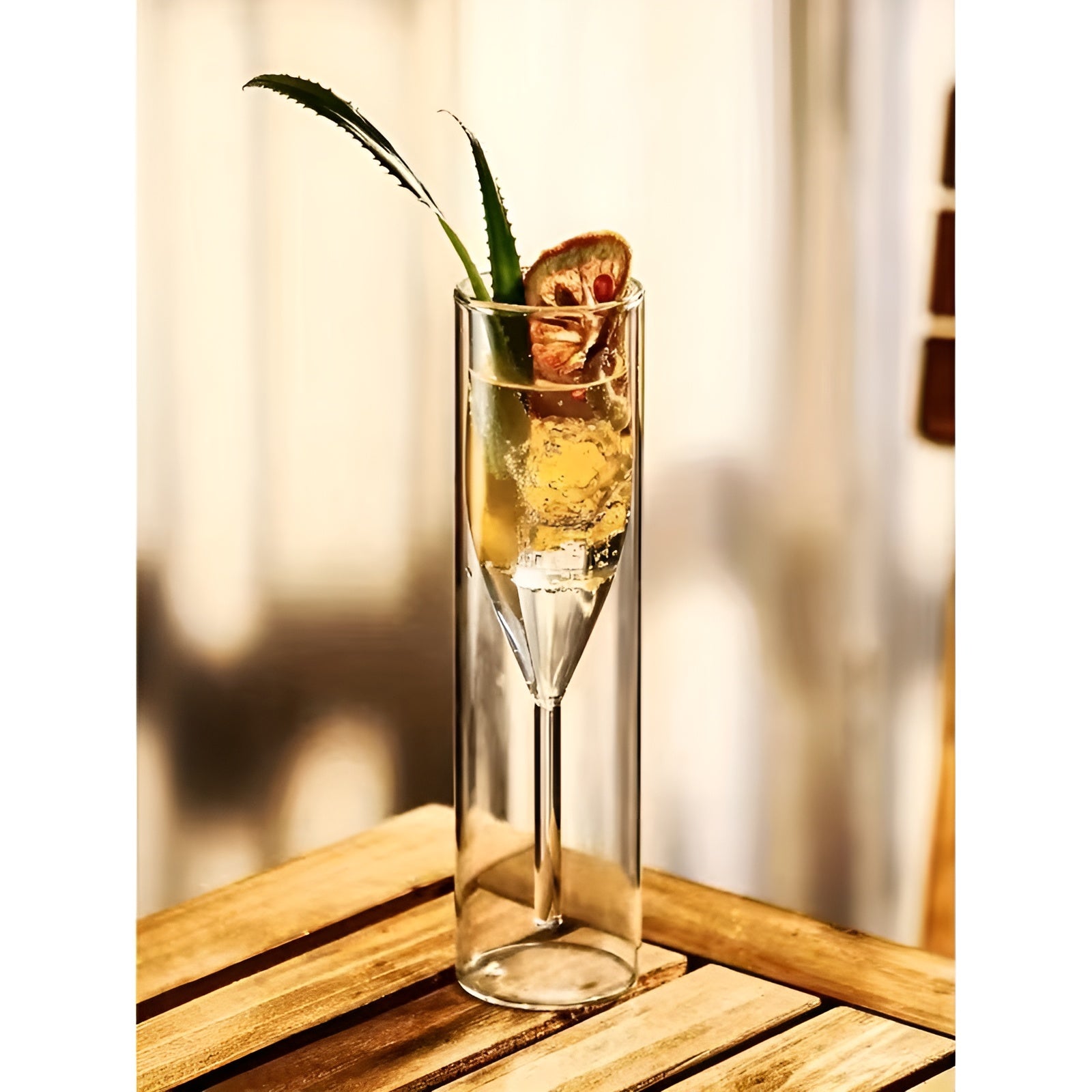 4er Set Doppelwandige Champagnergläser – Transparent & Isolierend | Ideal Für Sekt Cocktails Und Partys - Champagnerglas