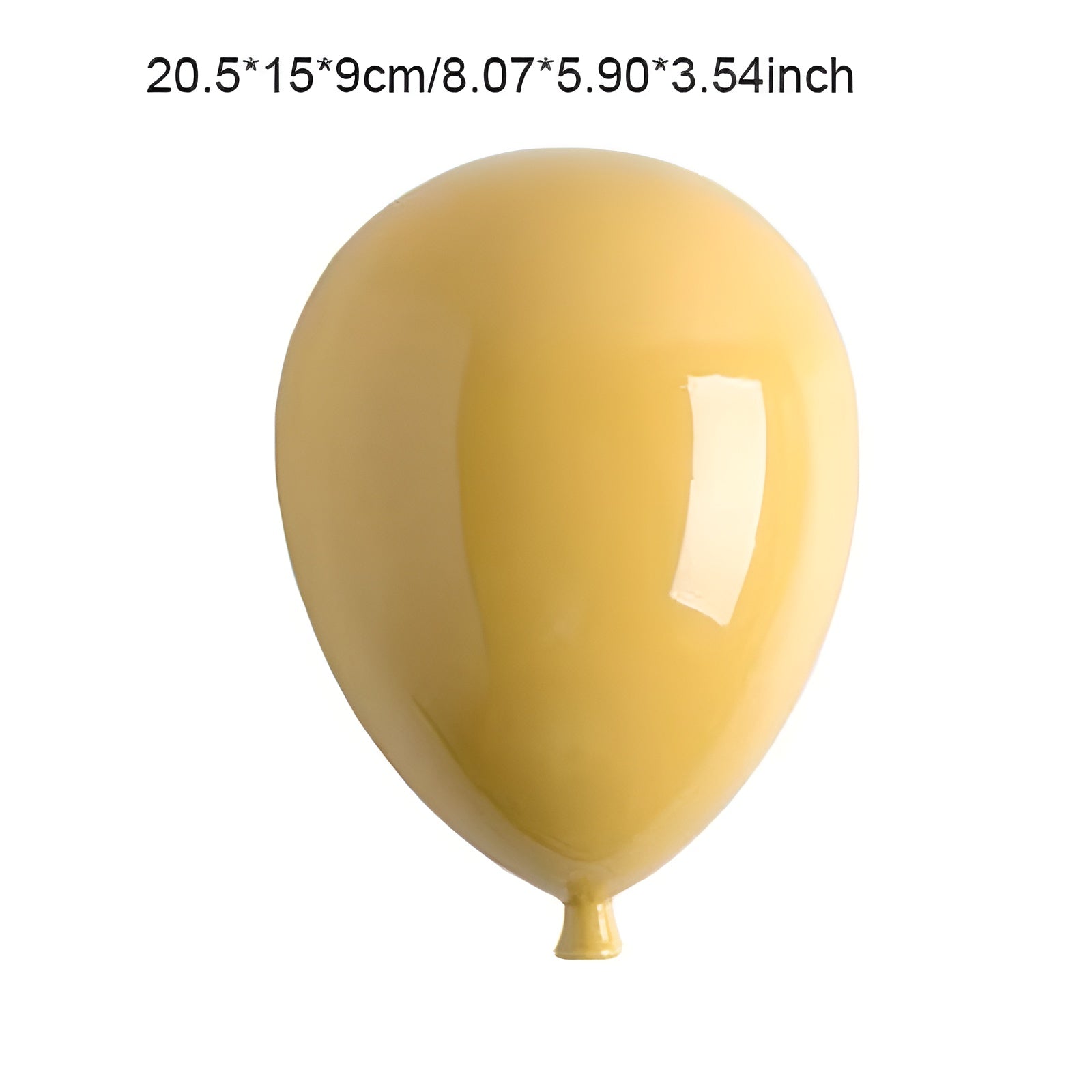 Keramik-Ballon Hängedeko – Modern & Dekorativ | Stilvoller Wohnakzent für Wohn- und Schlafzimmer - Gelb - Wohnzubehör