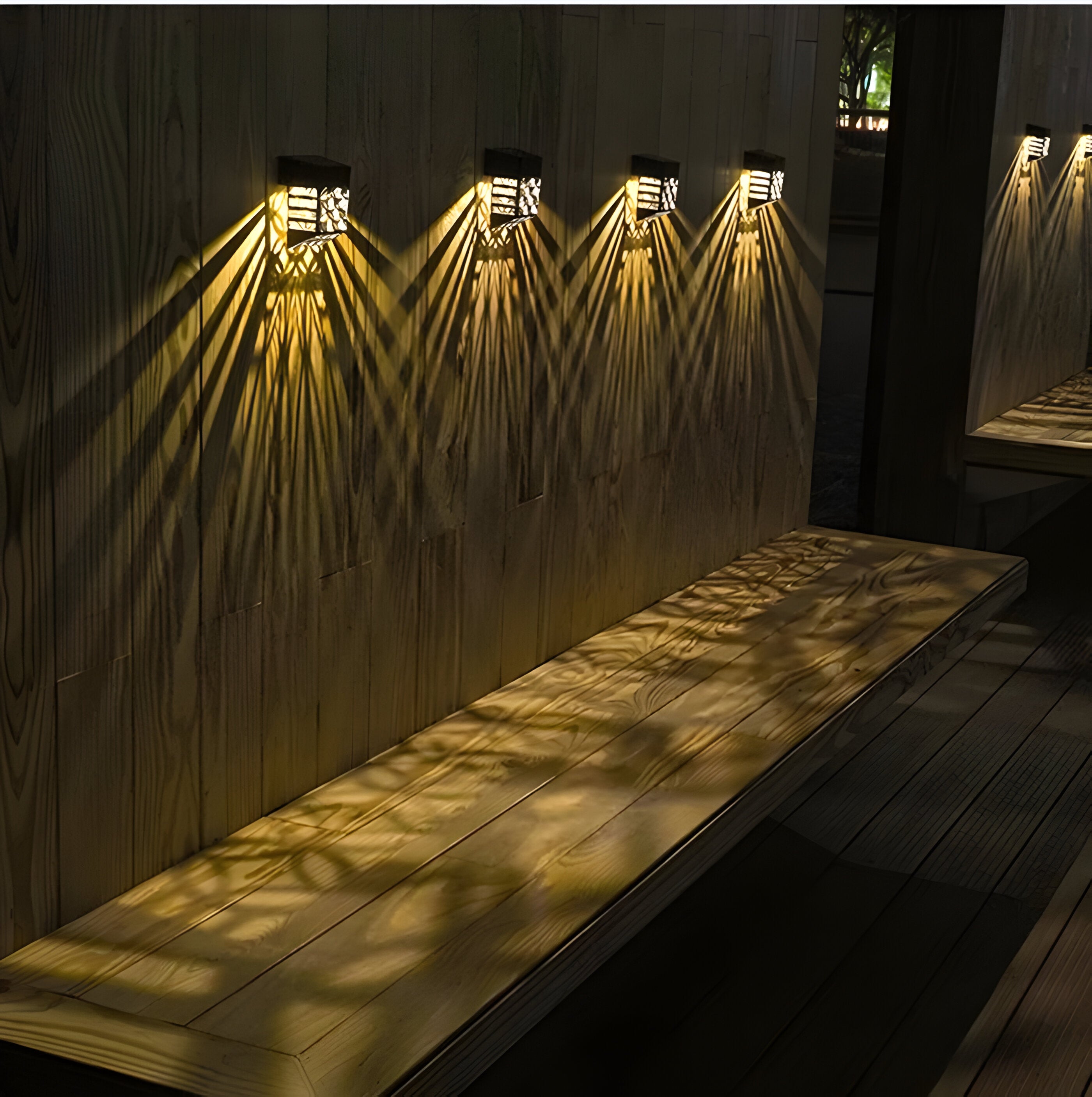 SolariLux Light - Wasserdichte LED-Solar-Zaunleuchte
