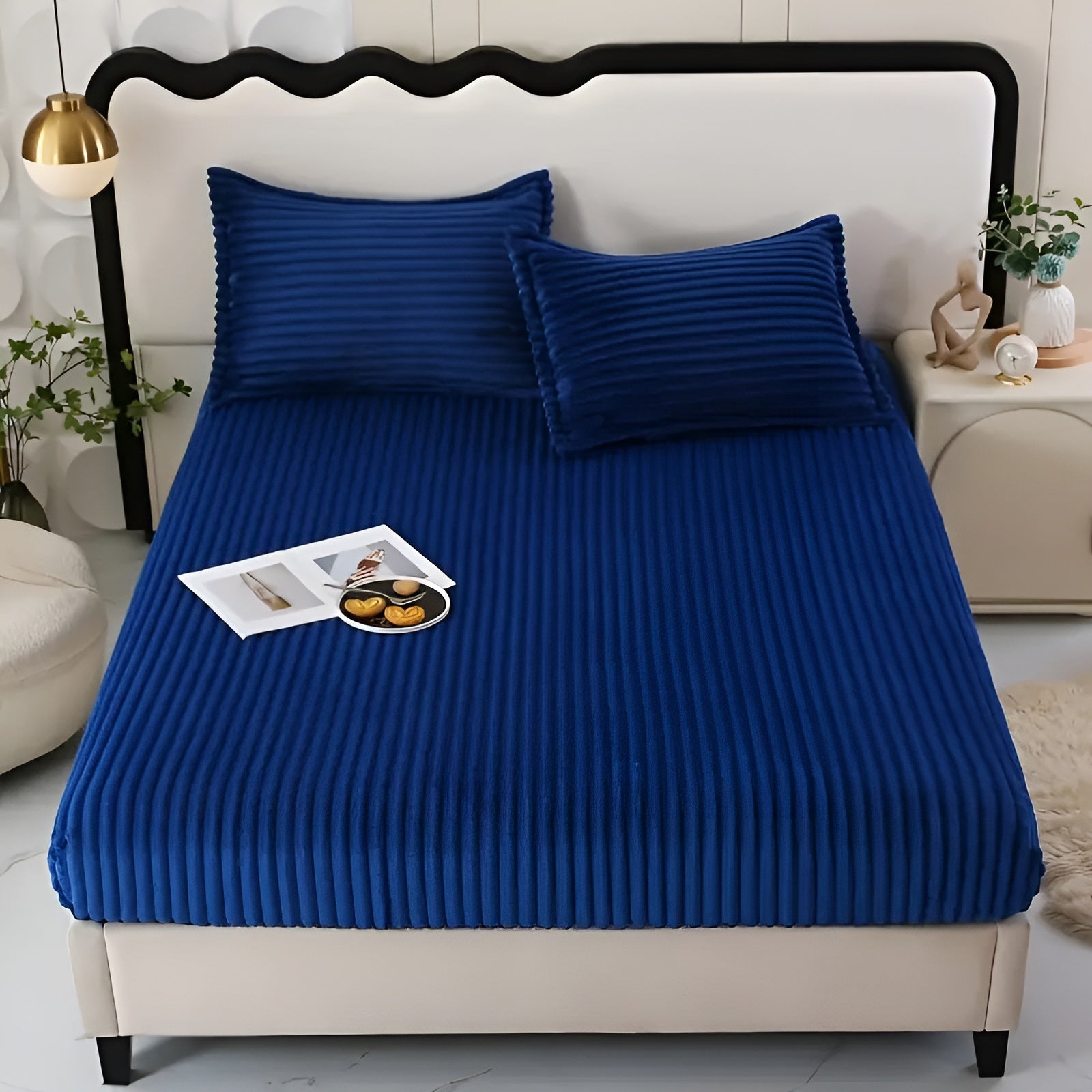 Spannbettlaken aus Milchsamt – Weich, Warm und Gemütlich | Perfekt für Herbst & Winter