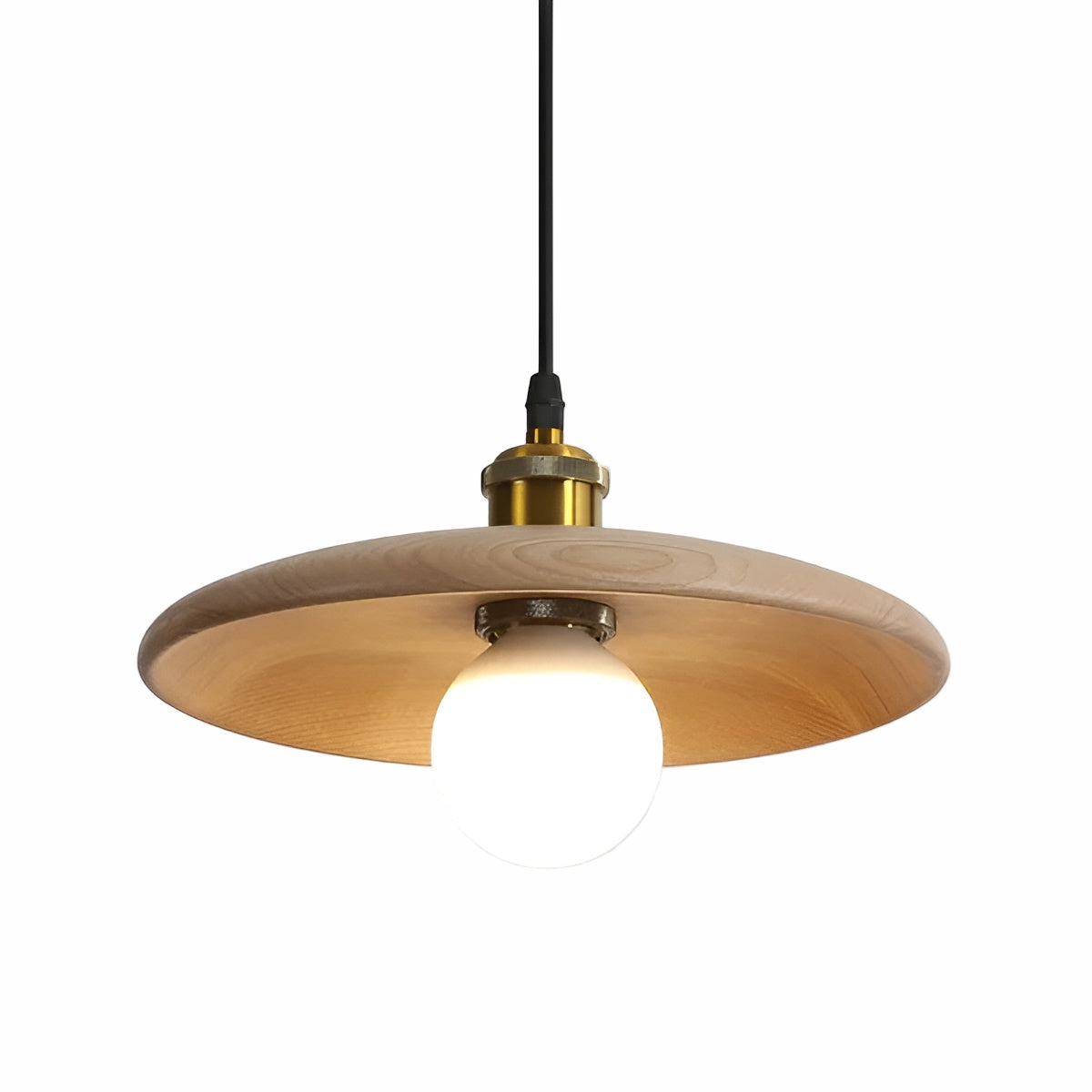 Holz-Pendelleuchte – Natürlich & Stilvoll | Perfekt für Esszimmer und Wohnzimme